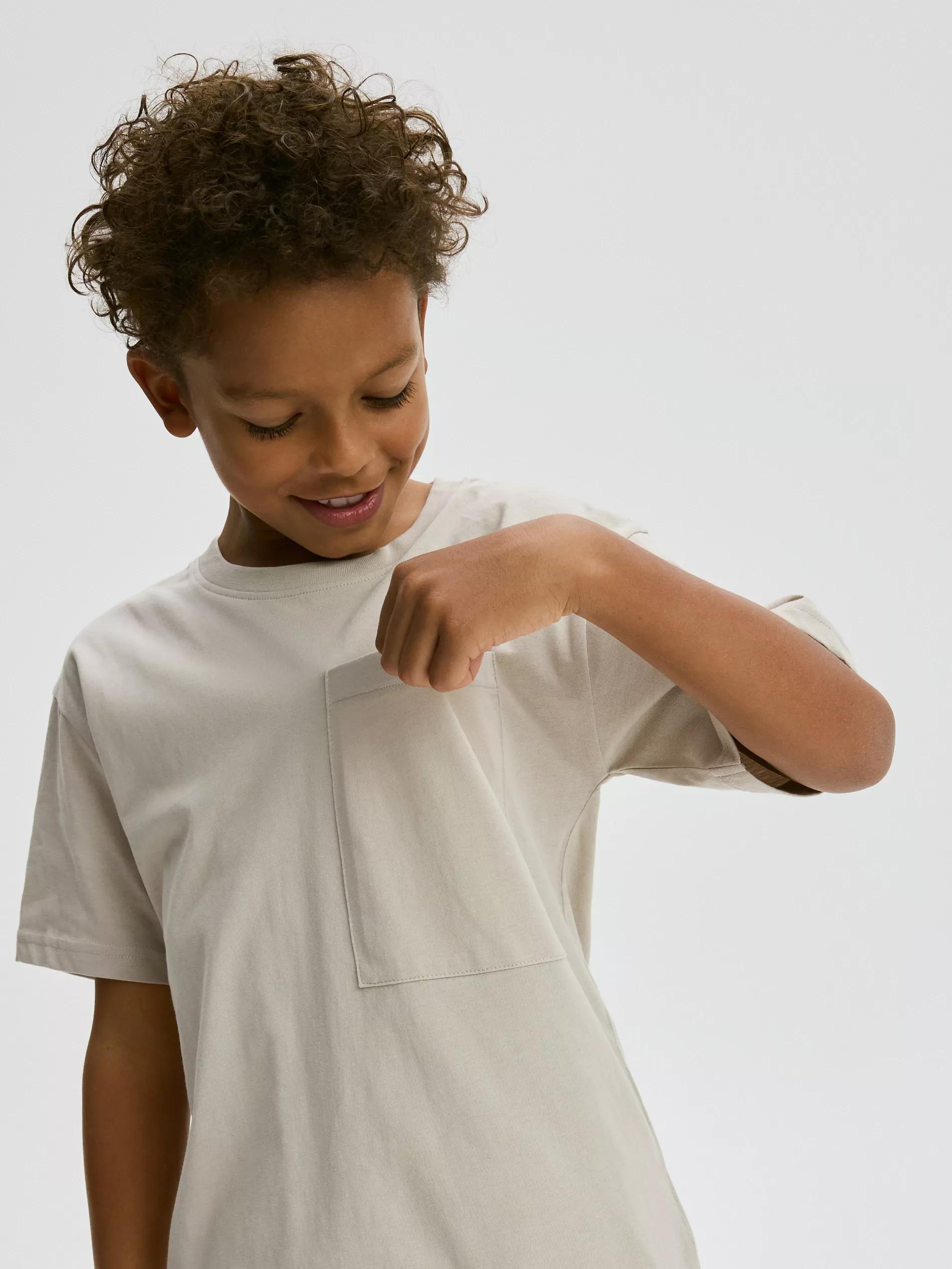 NUDE Cotton T-shirt, Ivory, large image number 4