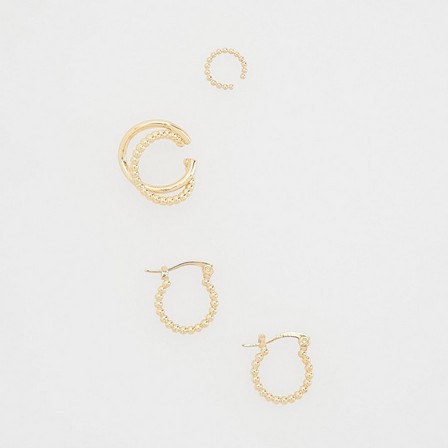 Reserved - Golden Earrings Set