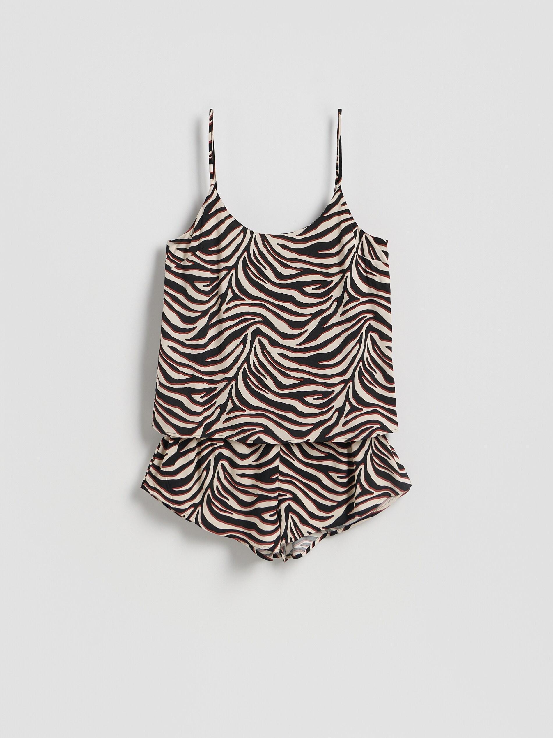 Black Viscose Pj'S, Black, large image number 4