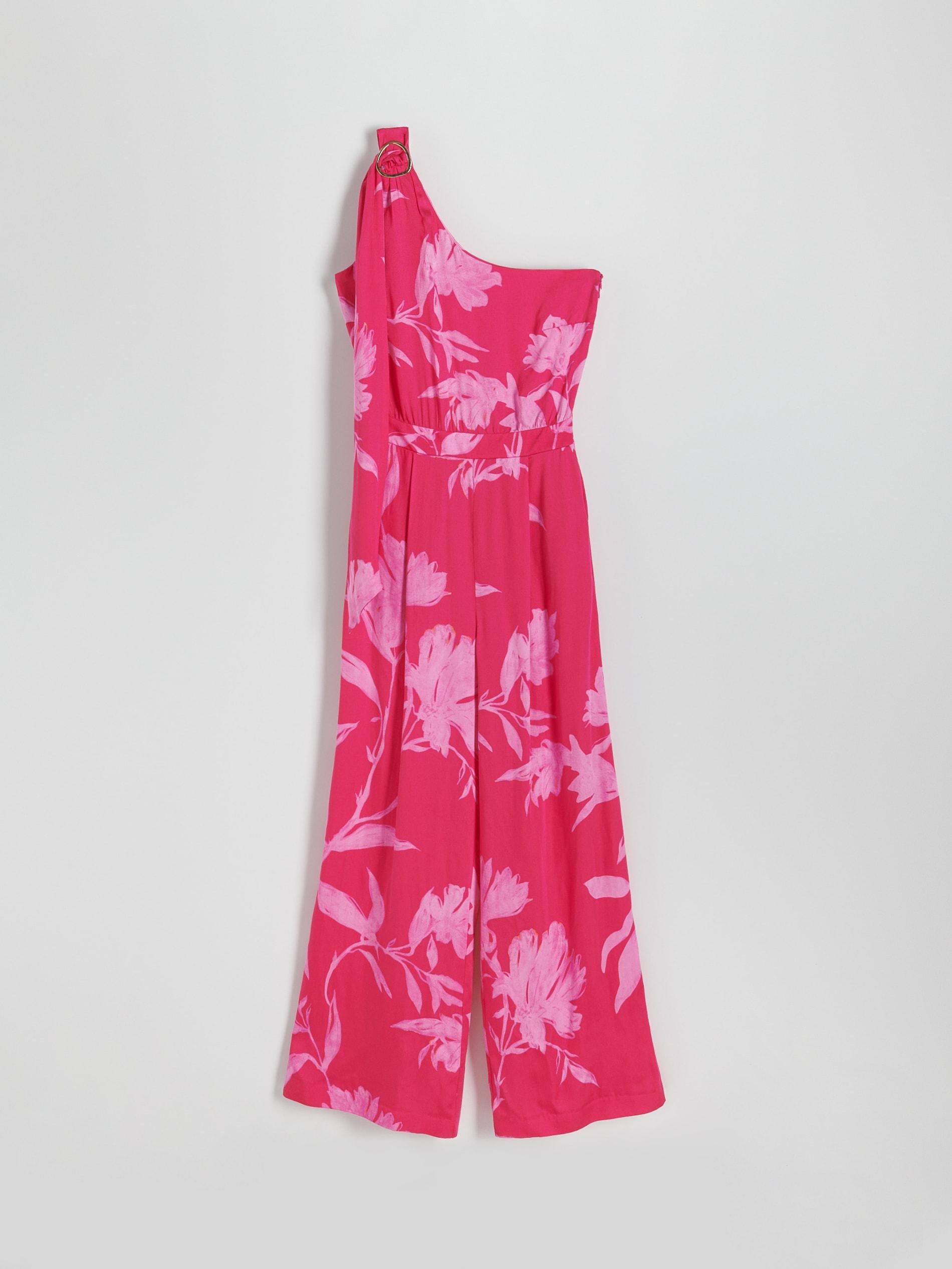 Multicolour Printed Wide Leg Jumpsuit, , large image number 7