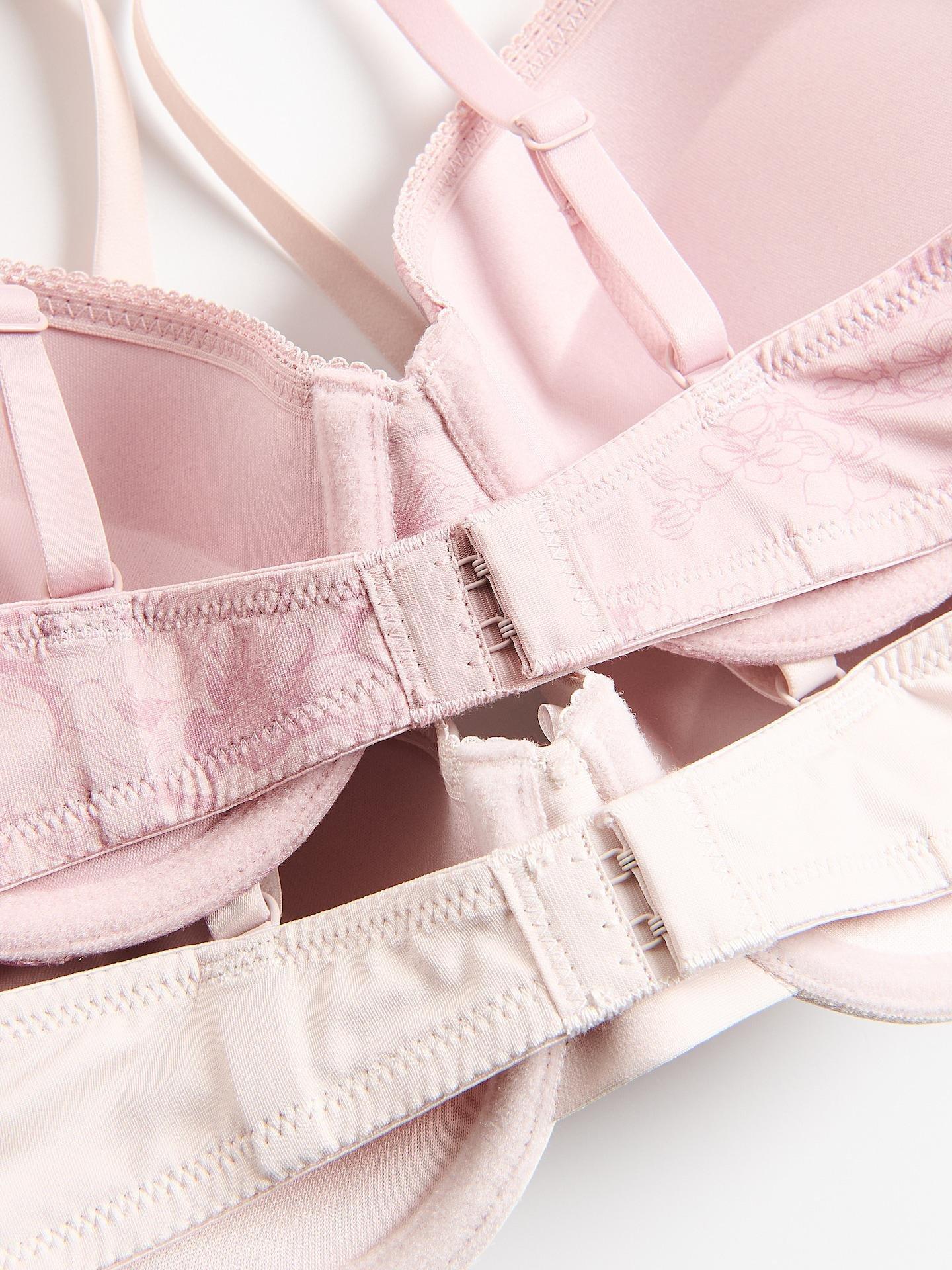Pink Push Up Bras 2 Pack, Pink, large image number 2