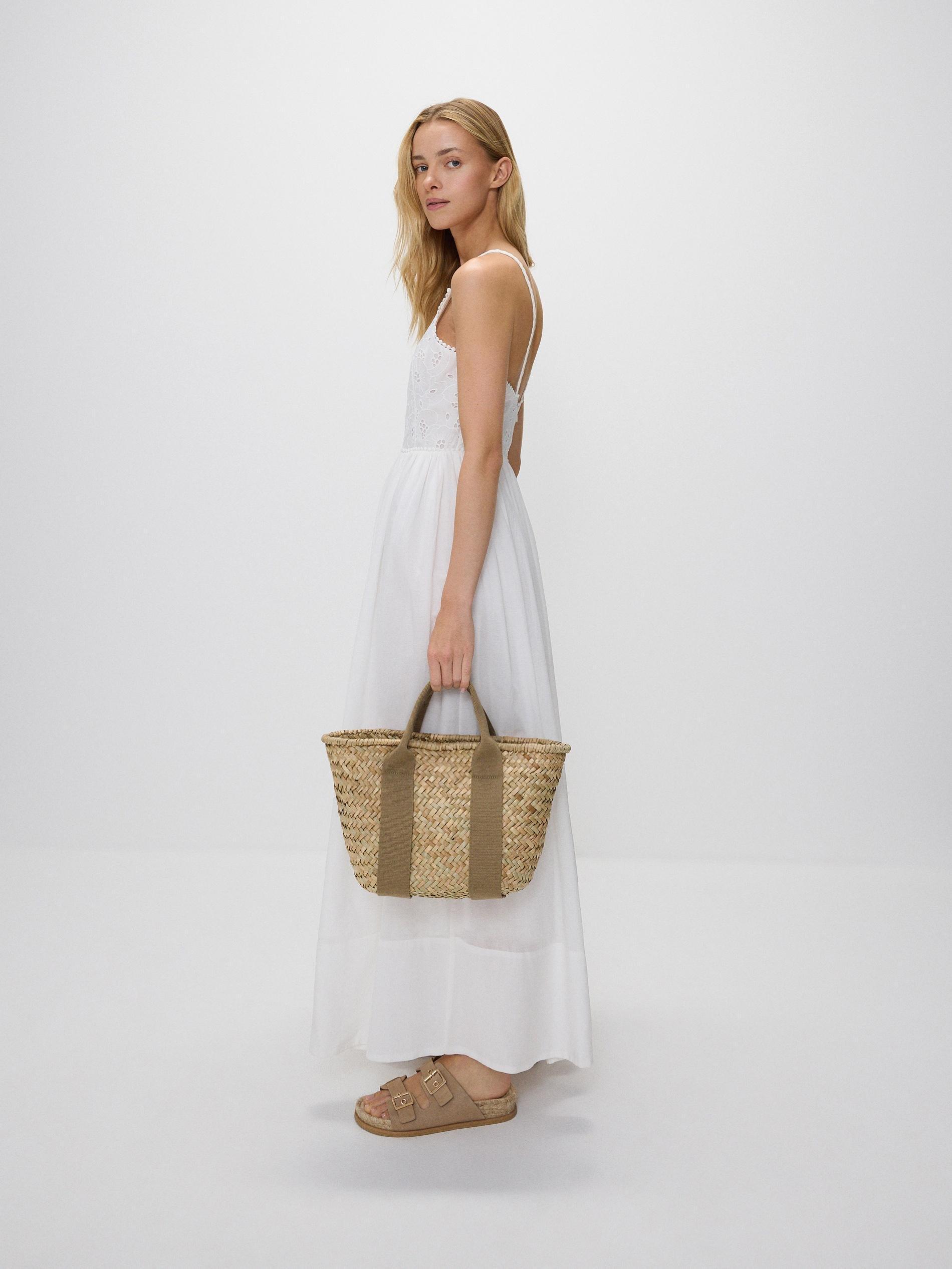 White Short Sleeve Dress, , large image number 1