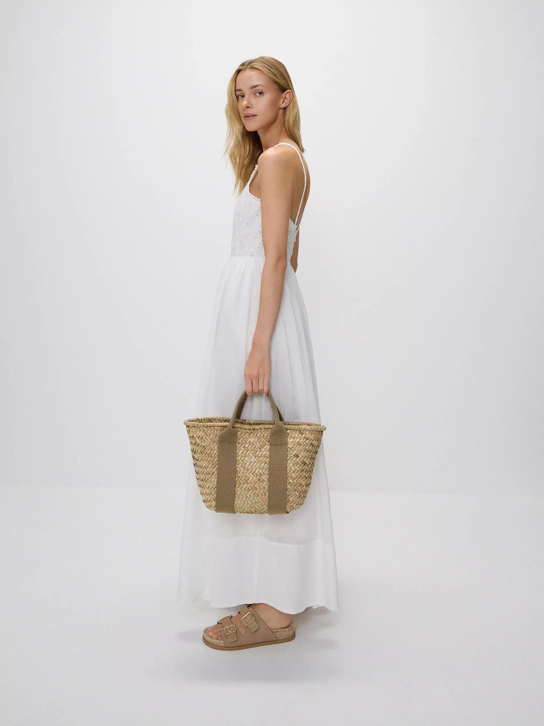 White Short Sleeve Dress, , large image number 2