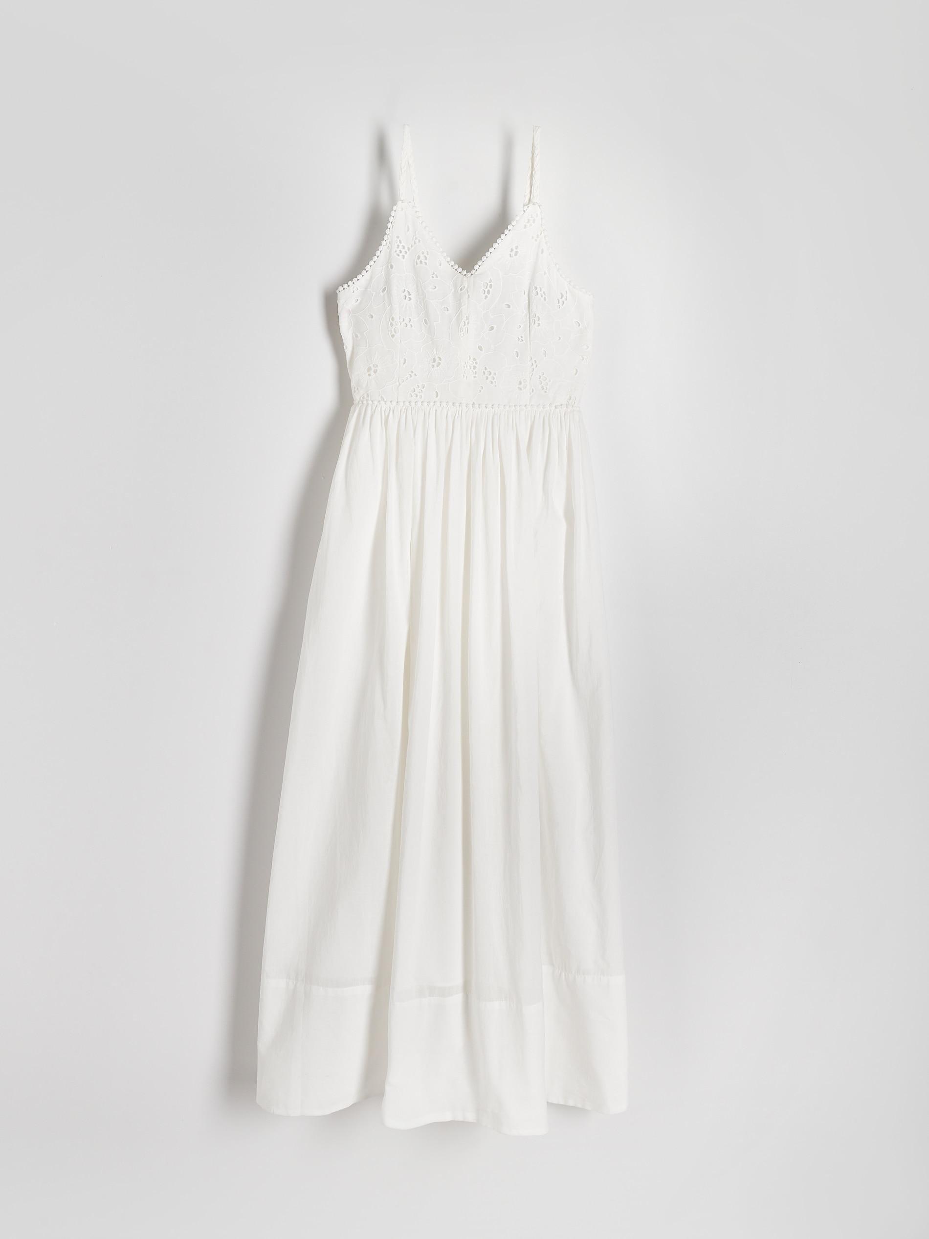 White Short Sleeve Dress, , large image number 9