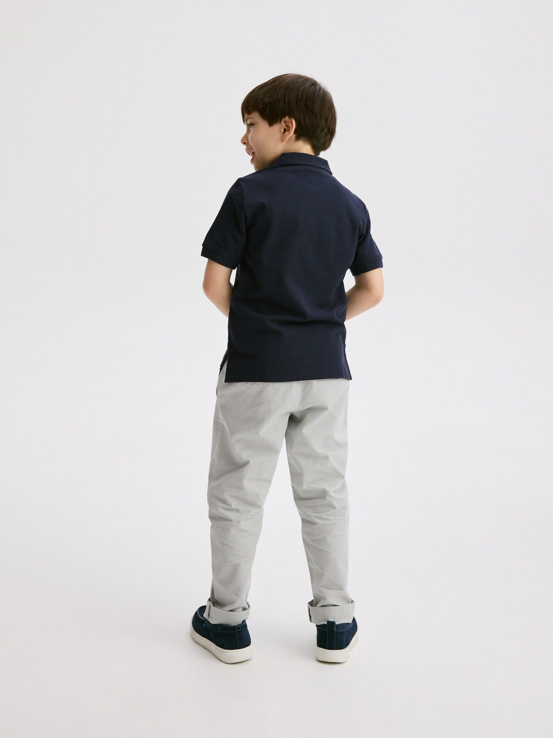 Navy Polo Shirt, Navy, large image number 4