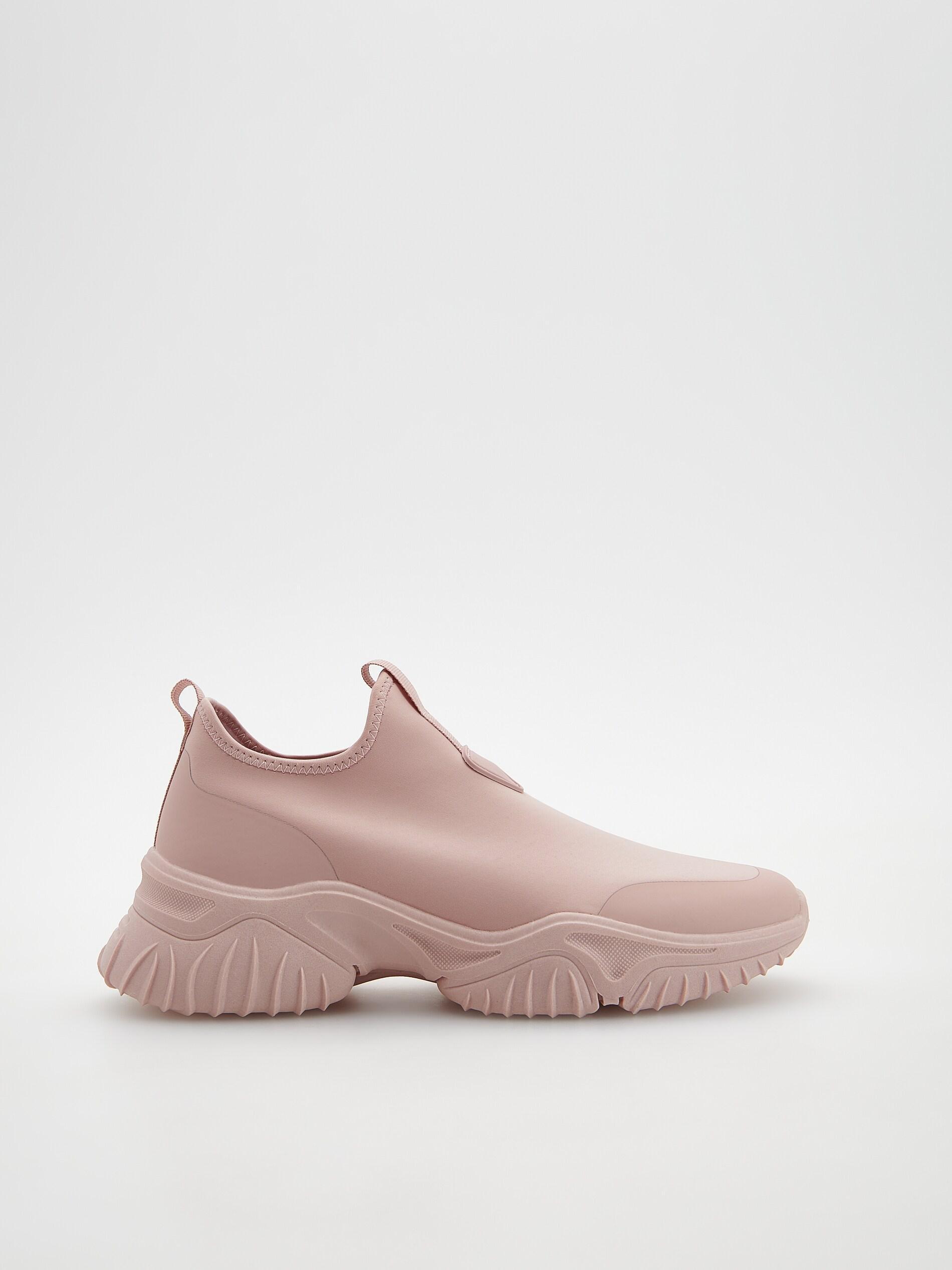 Pastel Pink Slip-On Sneakers, , large image number 2