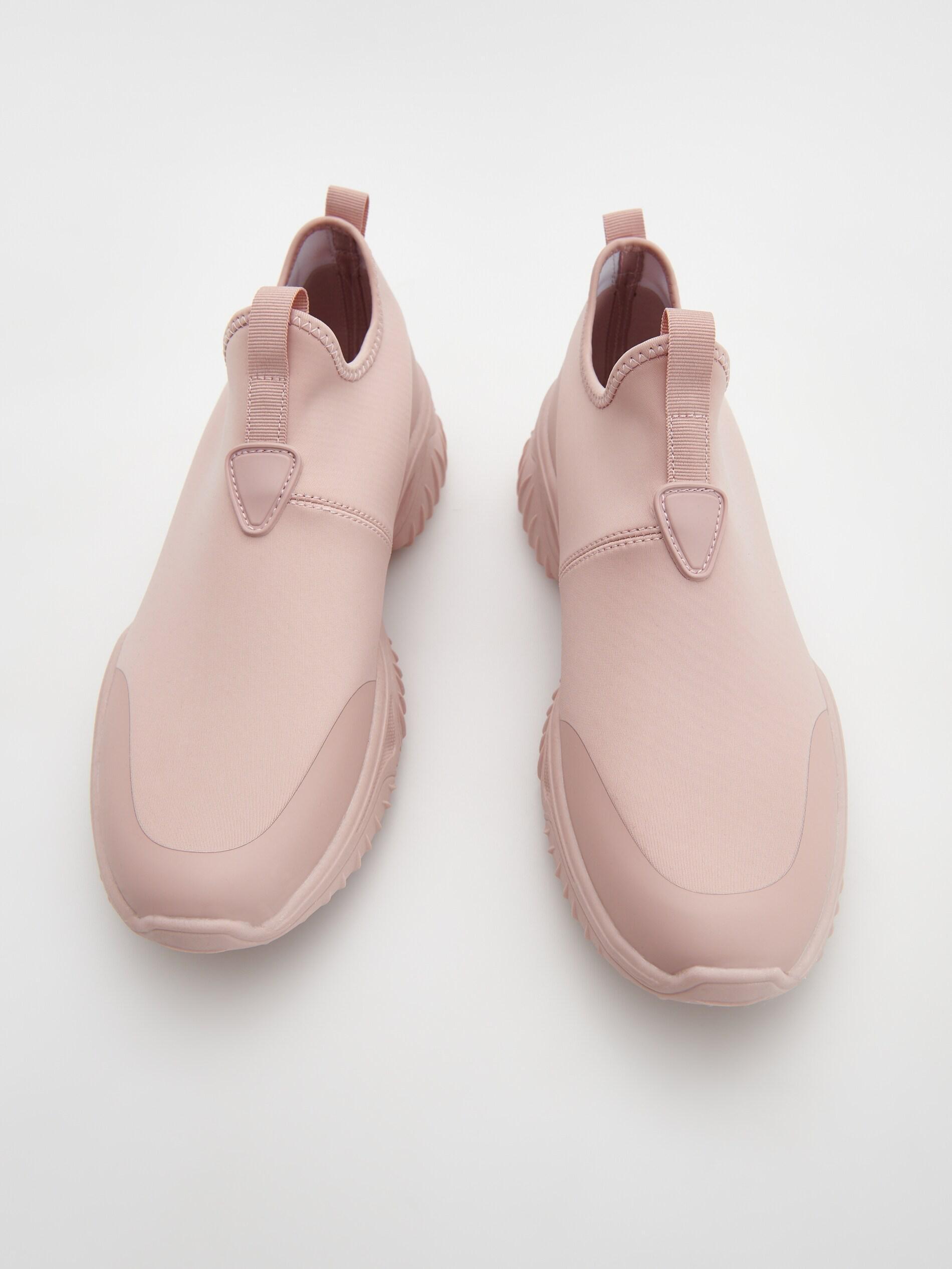Pastel Pink Slip-On Sneakers, , large image number 3