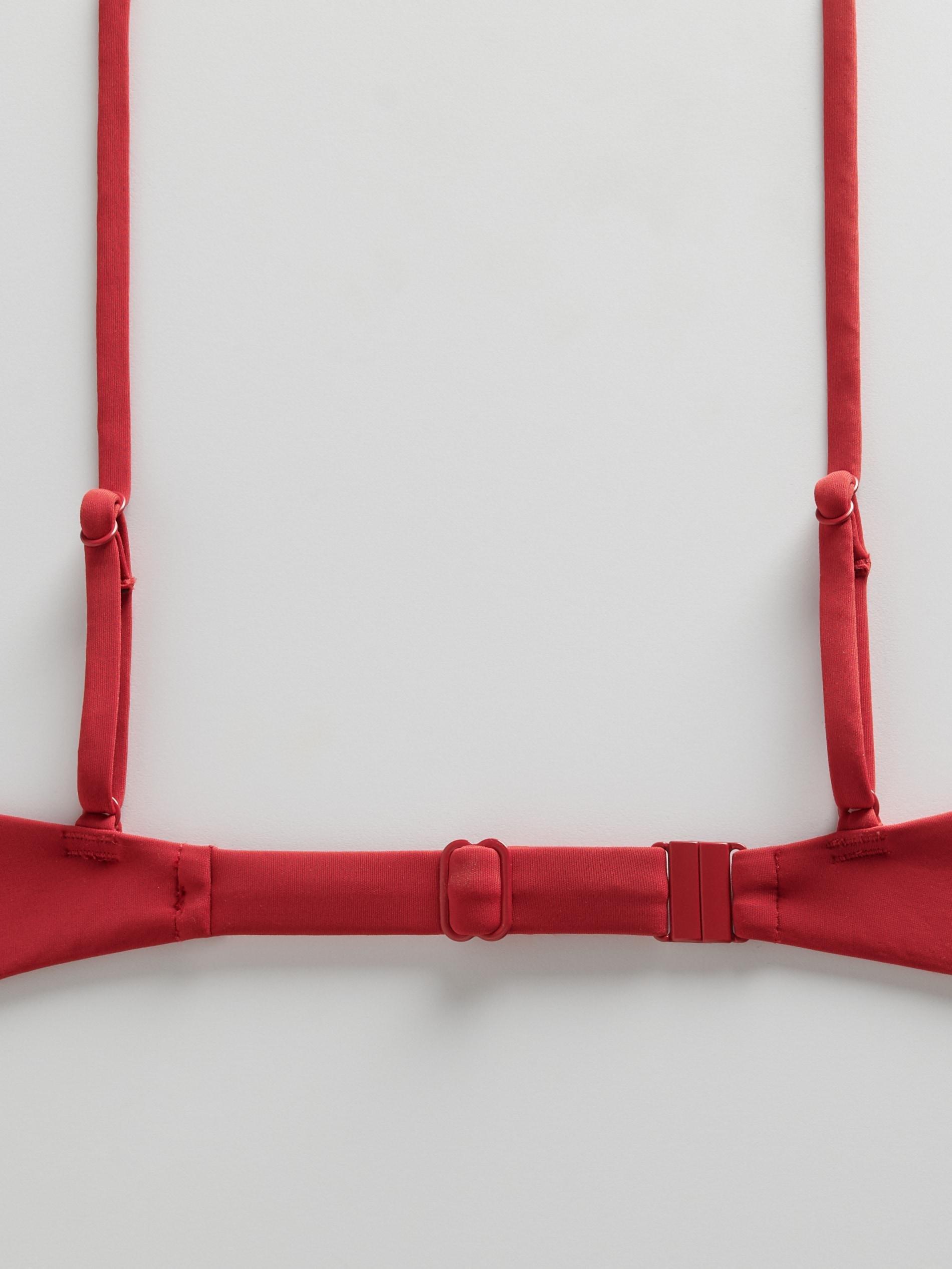 Red Padded Bikini Top, , large image number 6