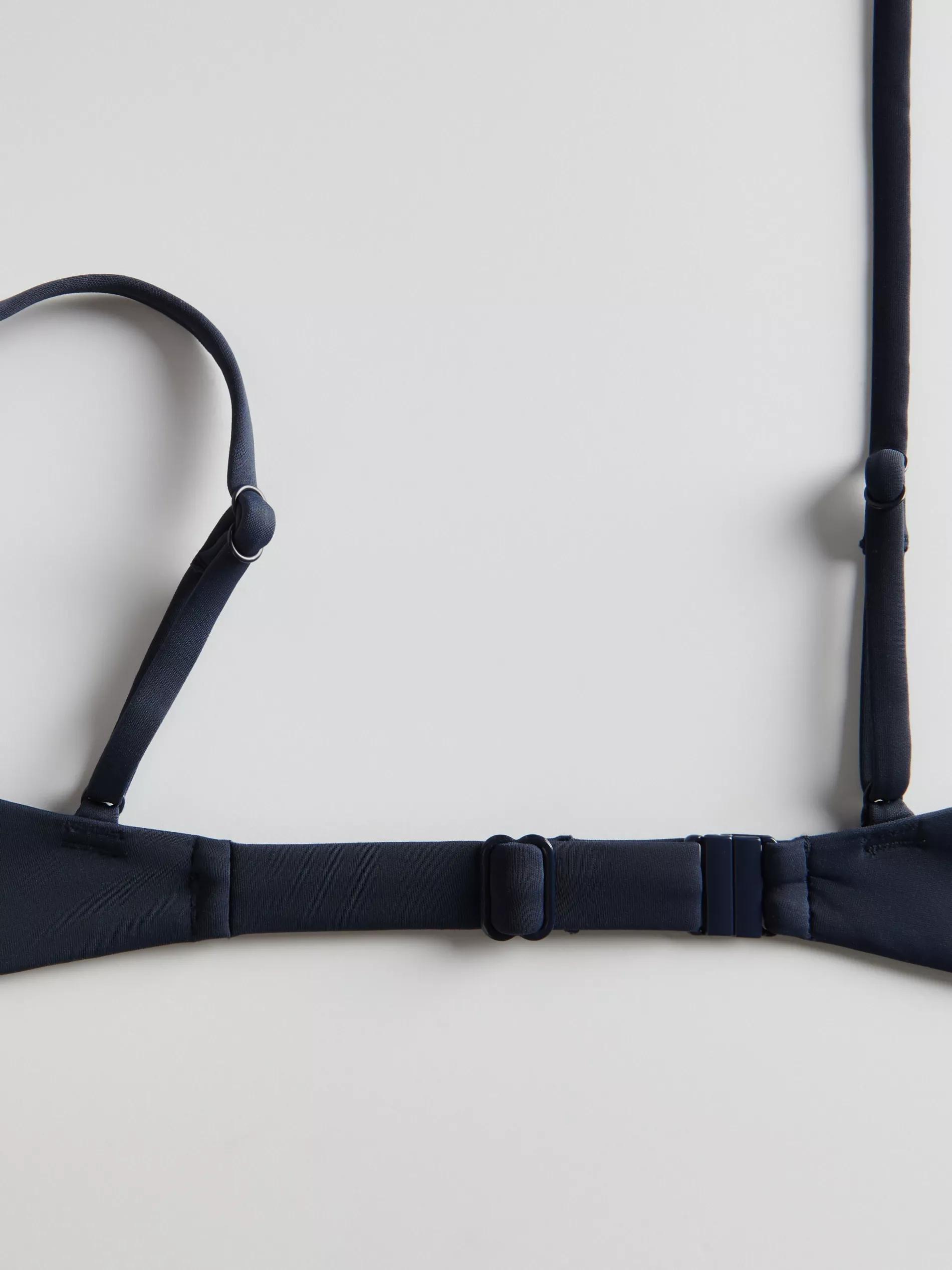 Navy Padded Bikini Top, , large image number 2