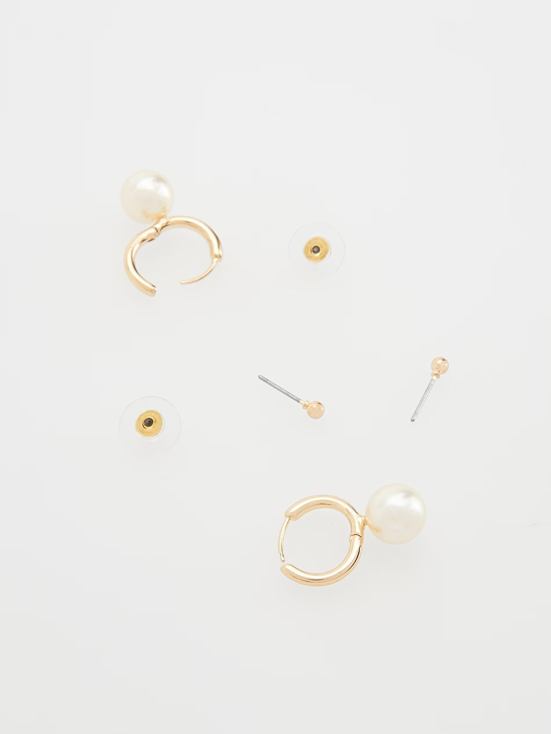 Reserved - Ivory Earrings Set