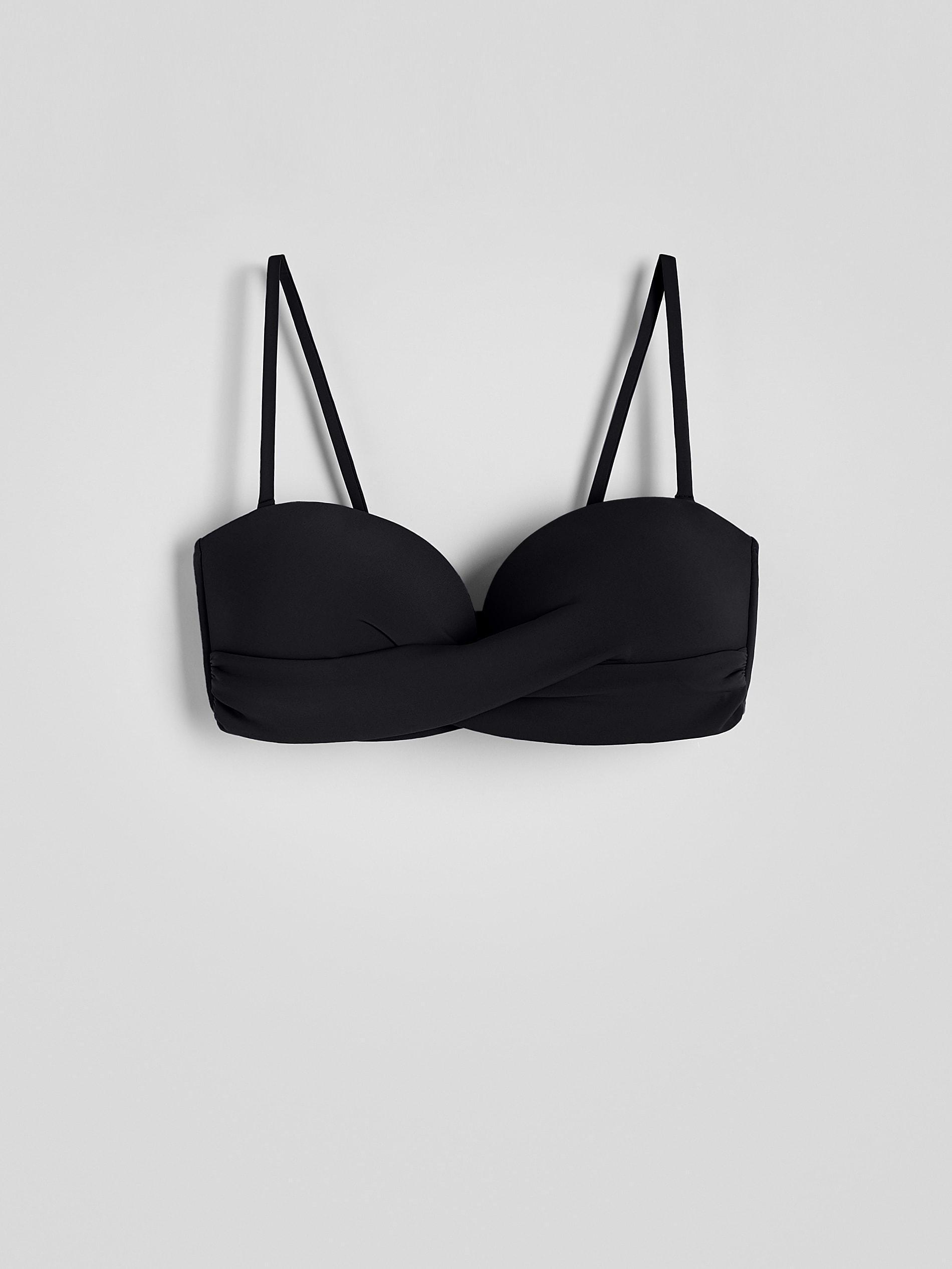 Black Padded Bikini Top, , large image number 4