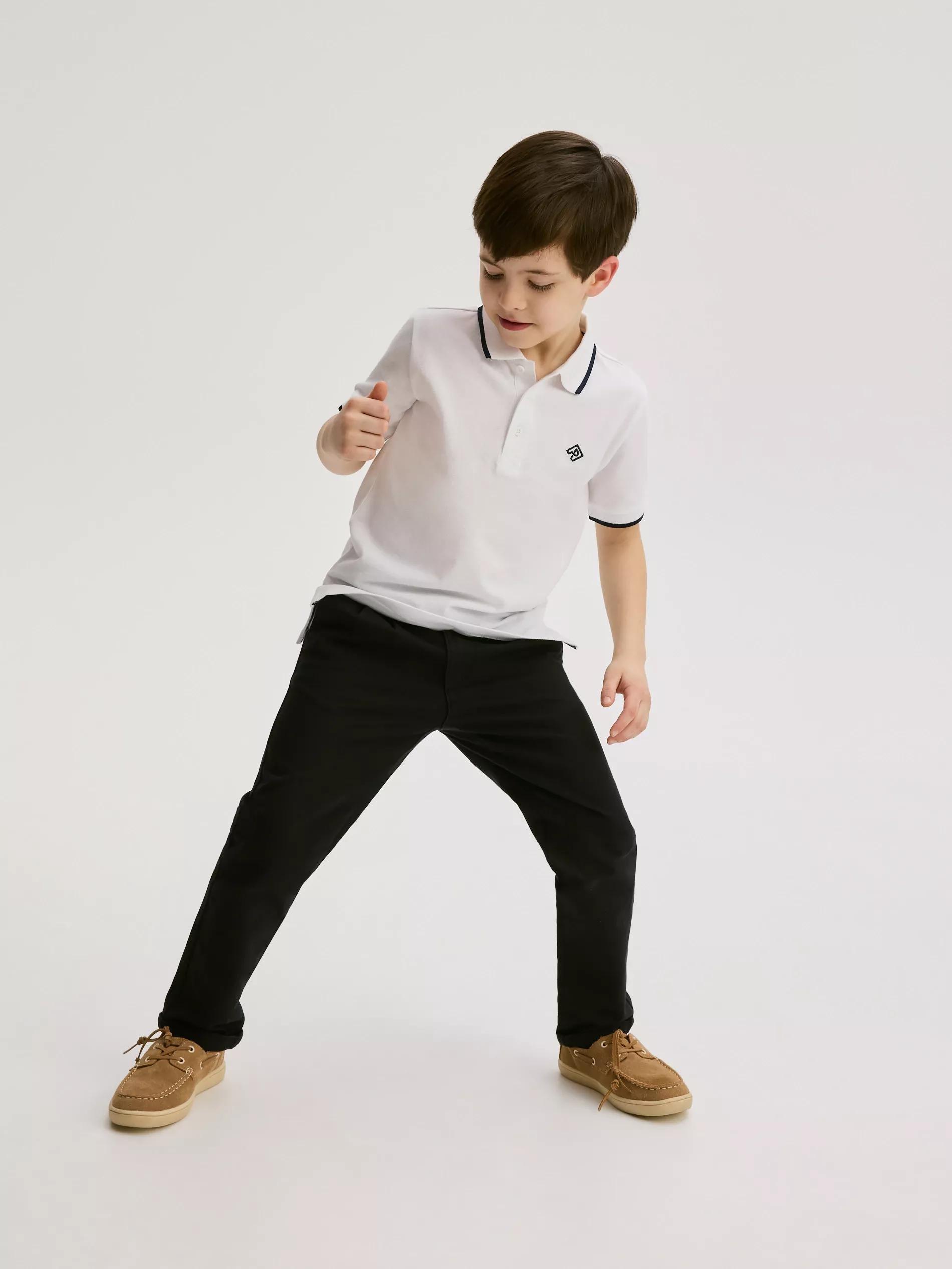 White Polo Shirt, White, large image number 4