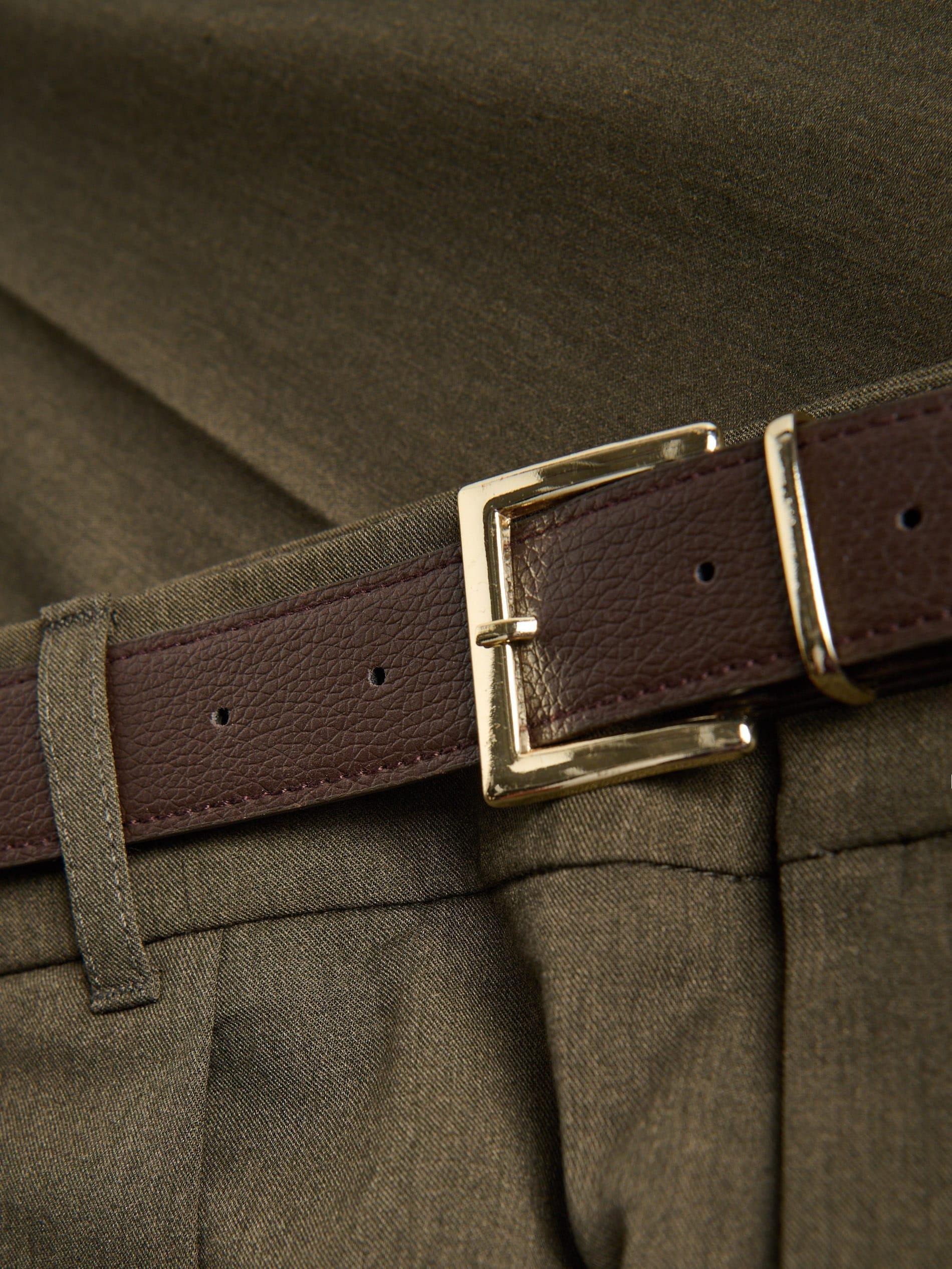 Green Trousers & Belt, Khaki, large image number 3