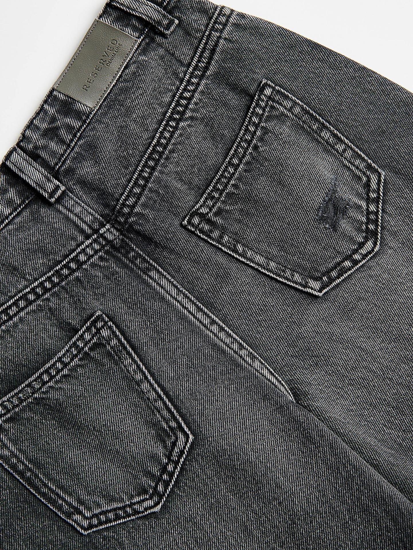 Grey Wide Leg Jeans, Grey, medium
