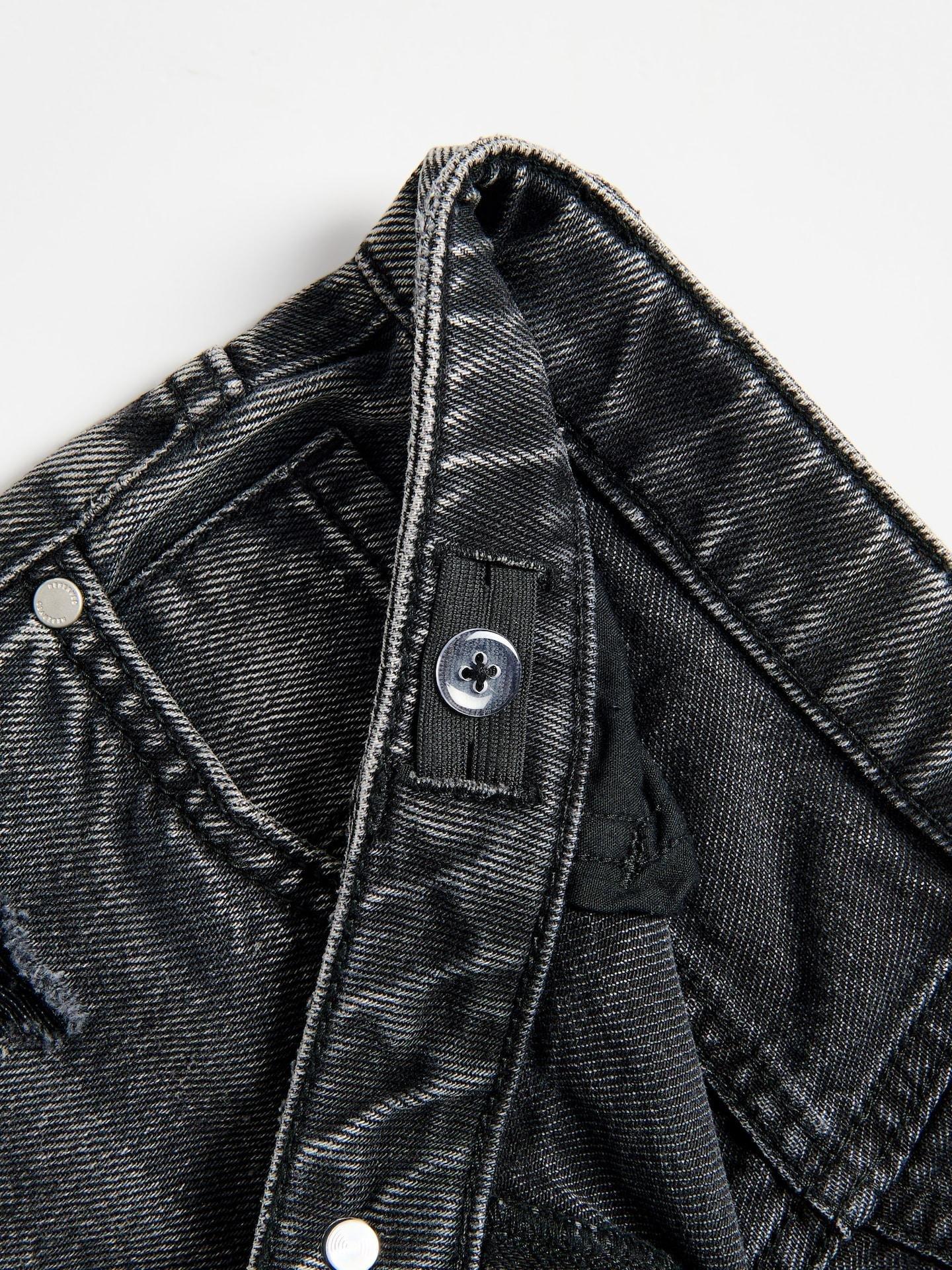 Grey Wide Leg Jeans, Grey, medium