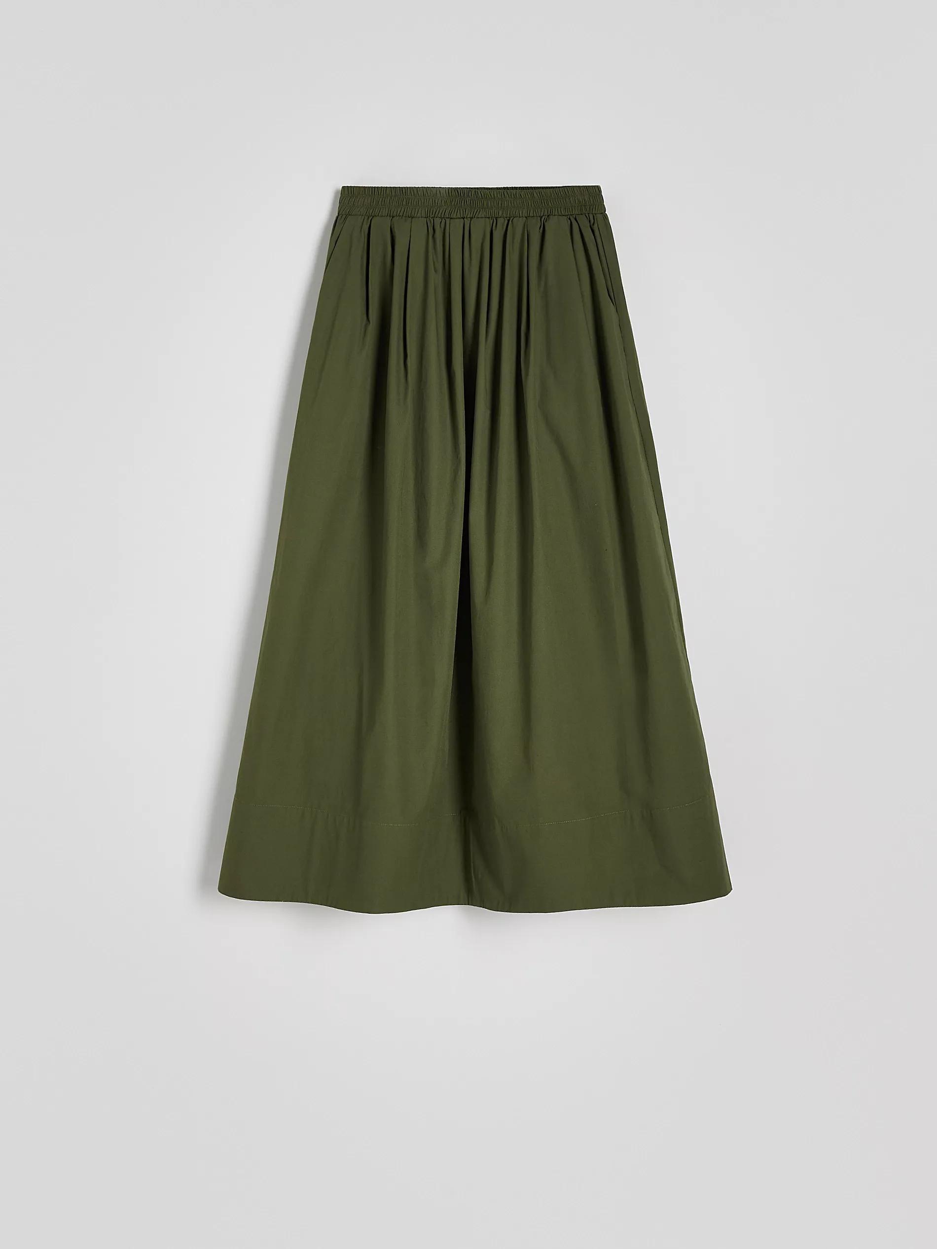Green Cotton Maxi Skirt, , large image number 3
