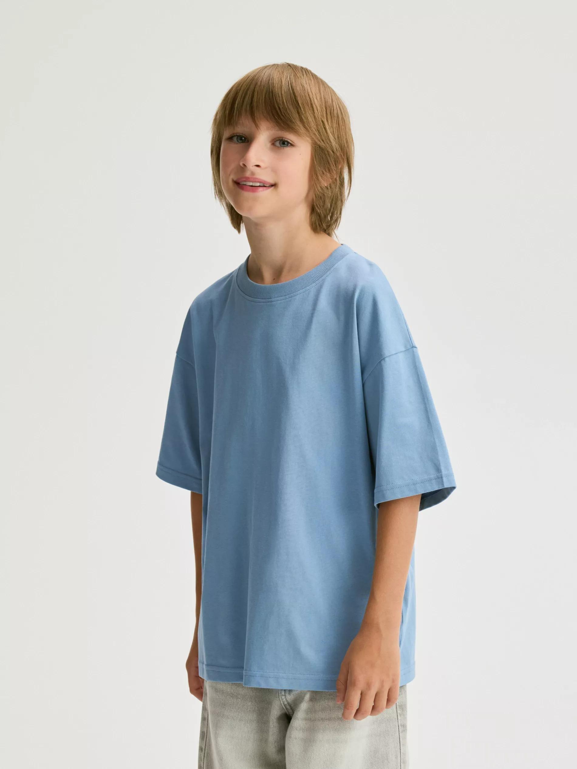 LIGHT BLUE Cotton t-shirt 3 pack, Blue, large image number 4
