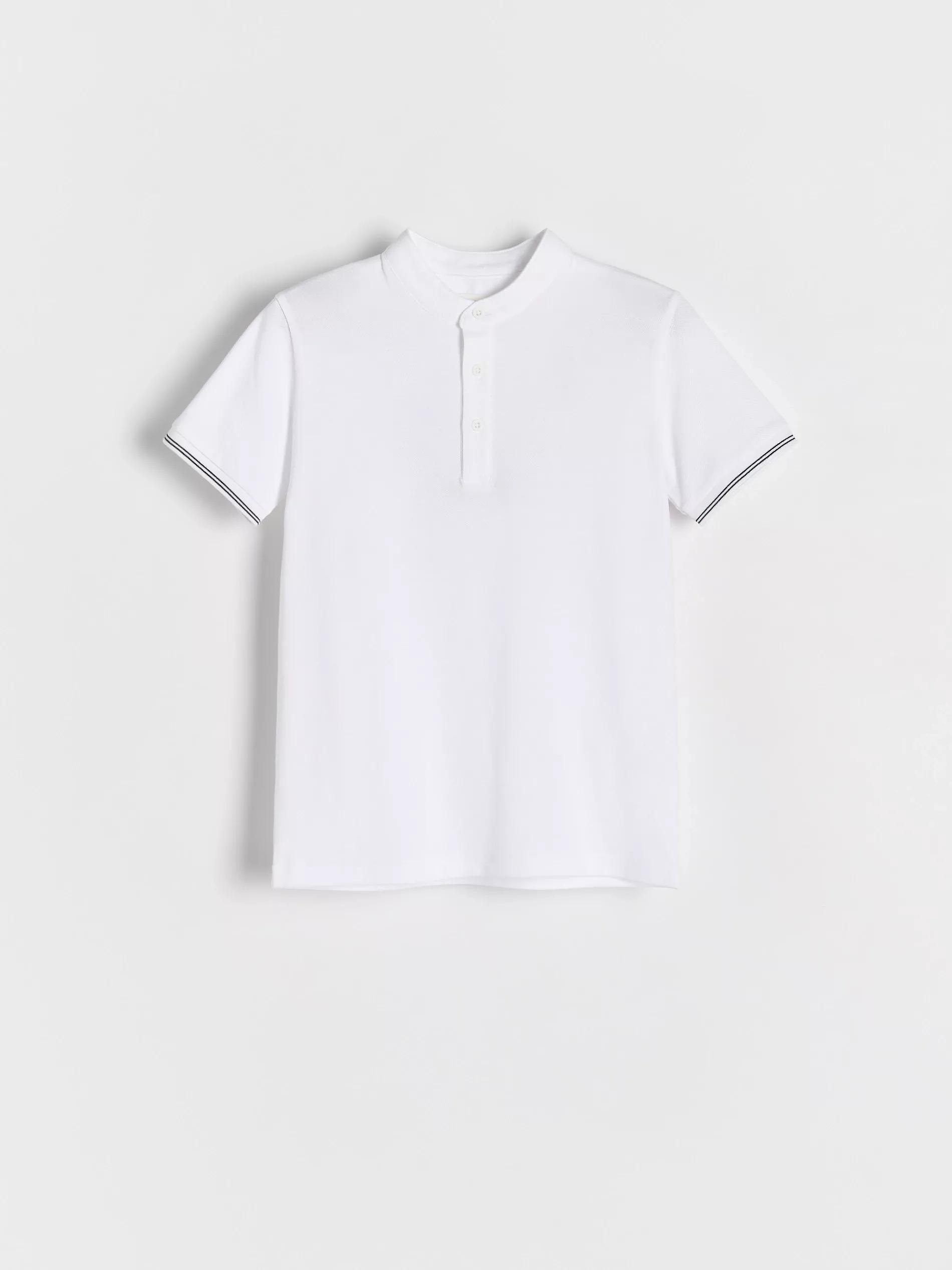 White Polo Shirt, Kids Boys, , large image number 0