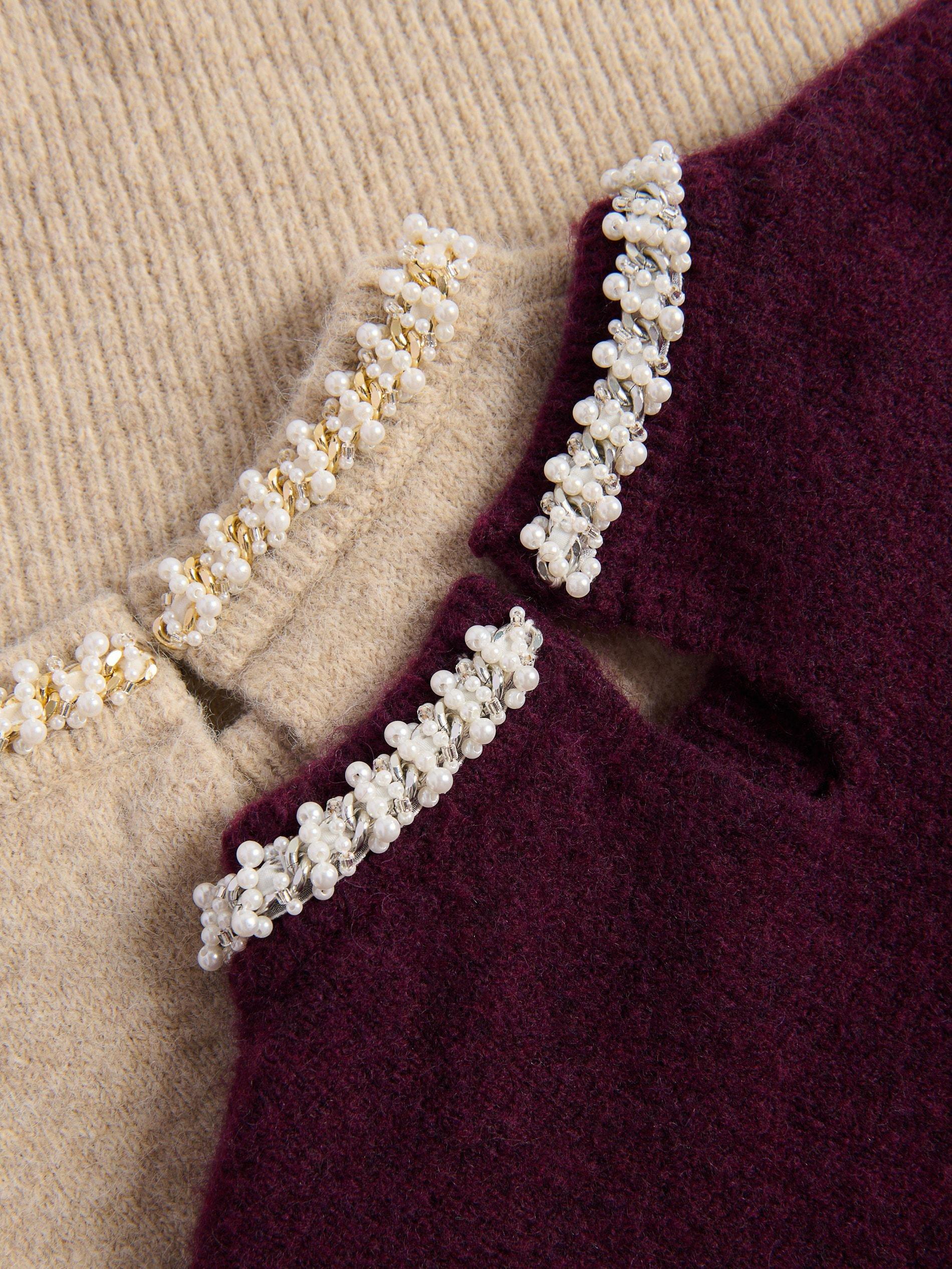 Beige Jumper With Applique, Beige, large image number 5