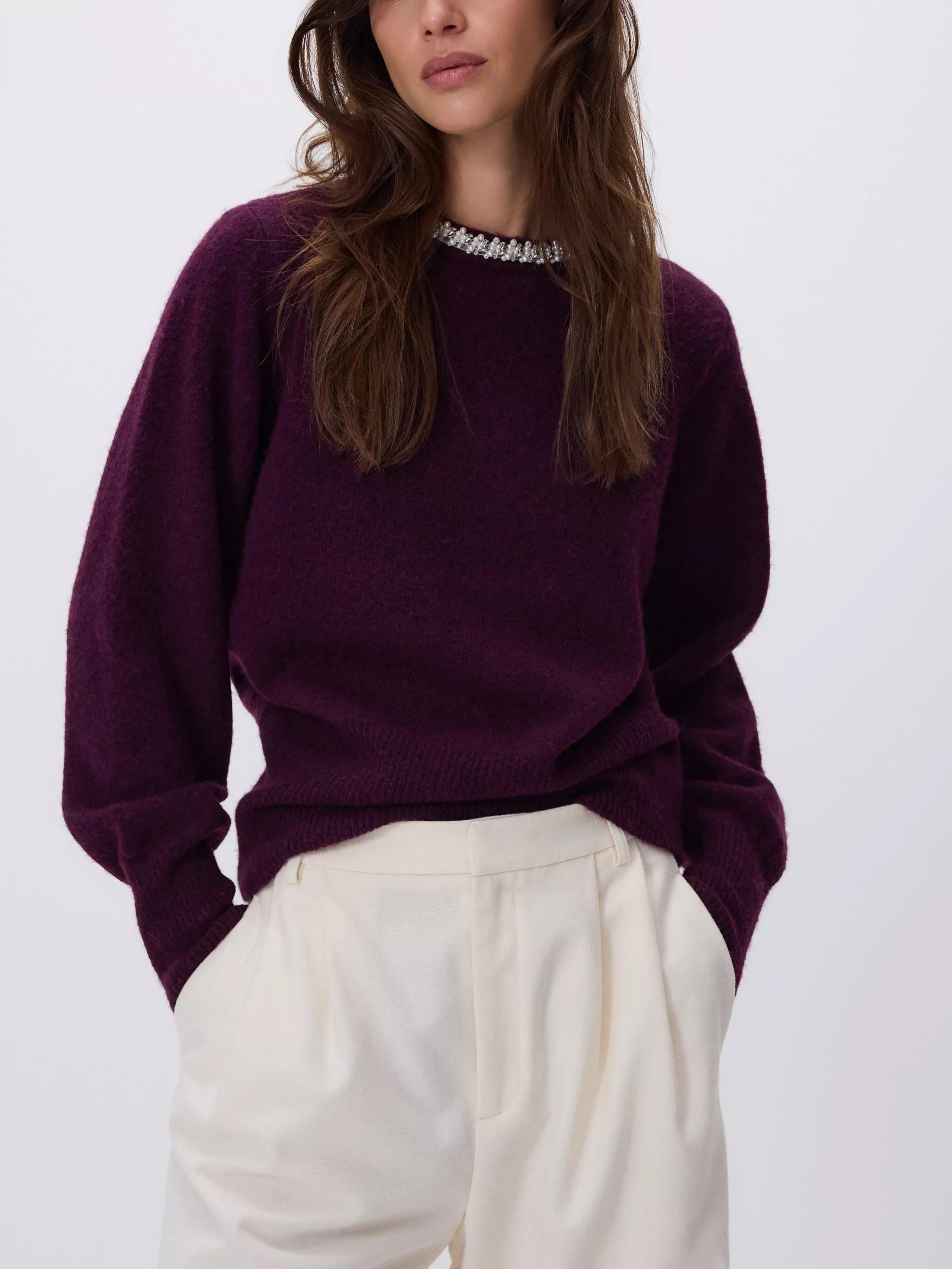 Purple Jumper With Applique, Purple, large image number 3