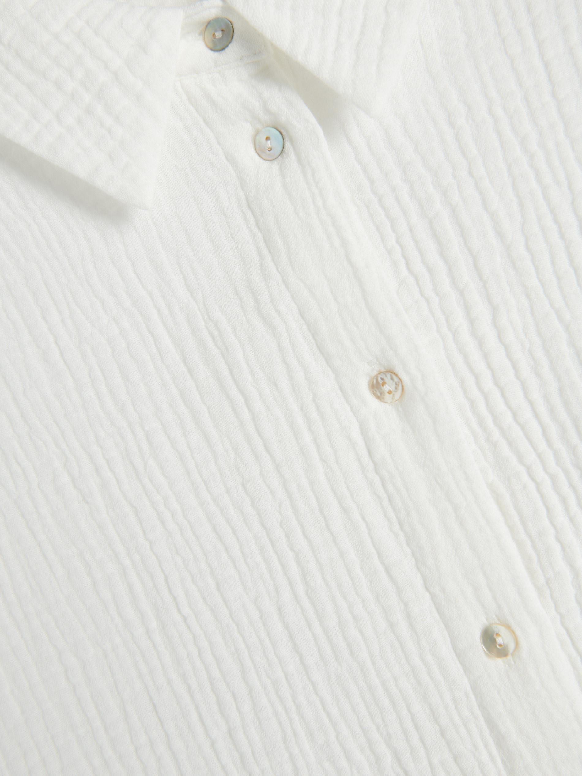 White Cotton Shirt, , large image number 1