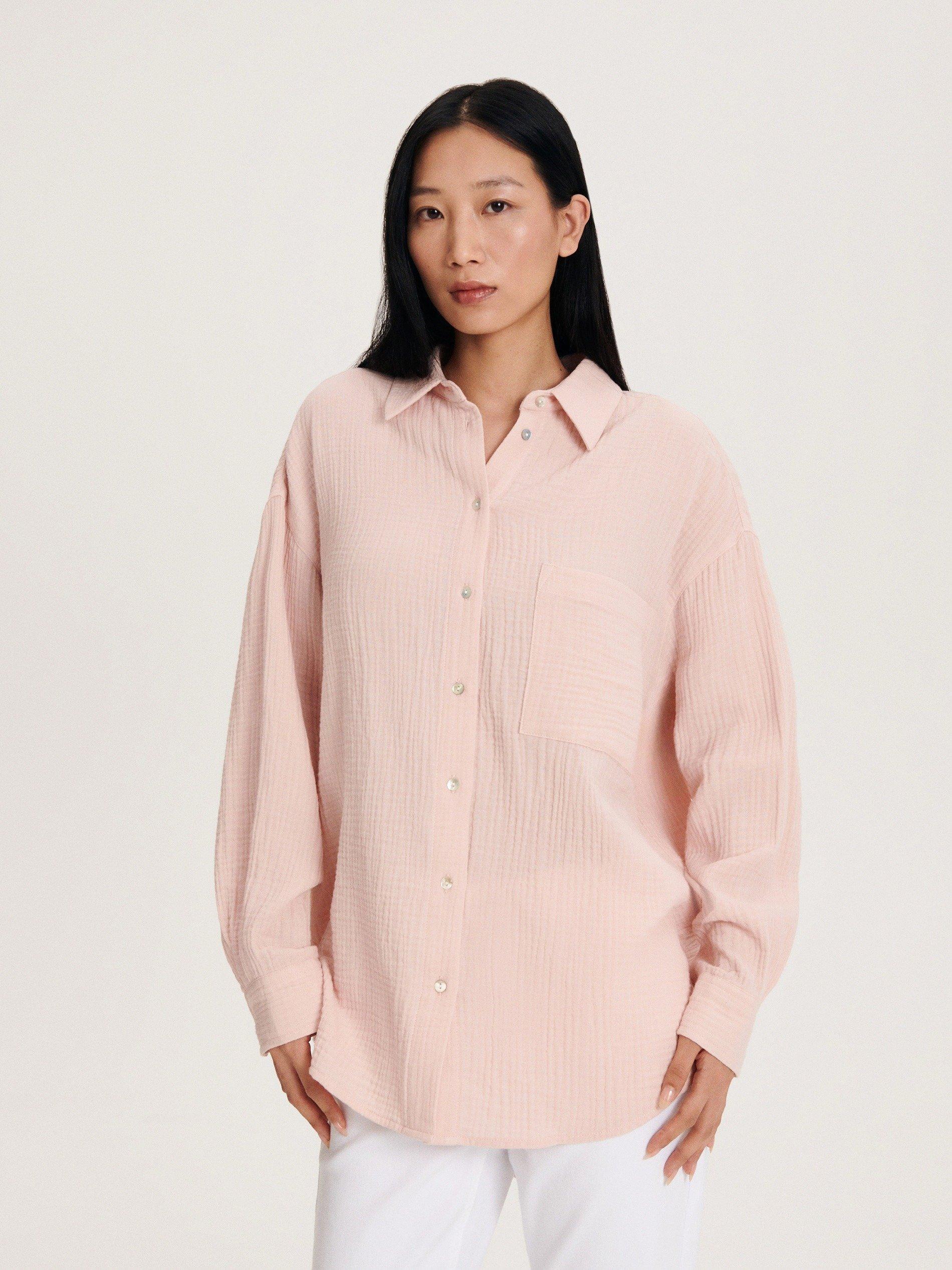 Pink Cotton Shirt, , large image number 0