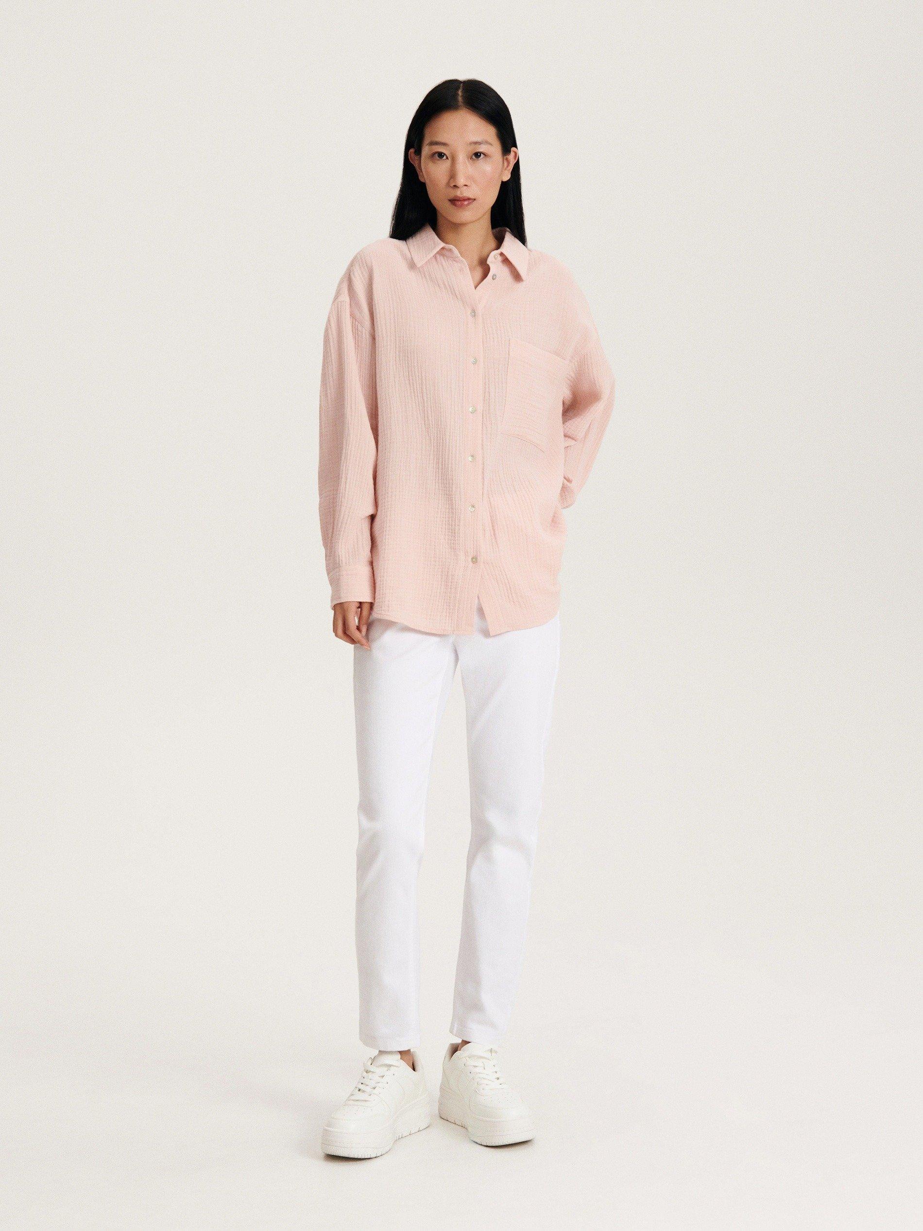 Pink Cotton Shirt, , large image number 1