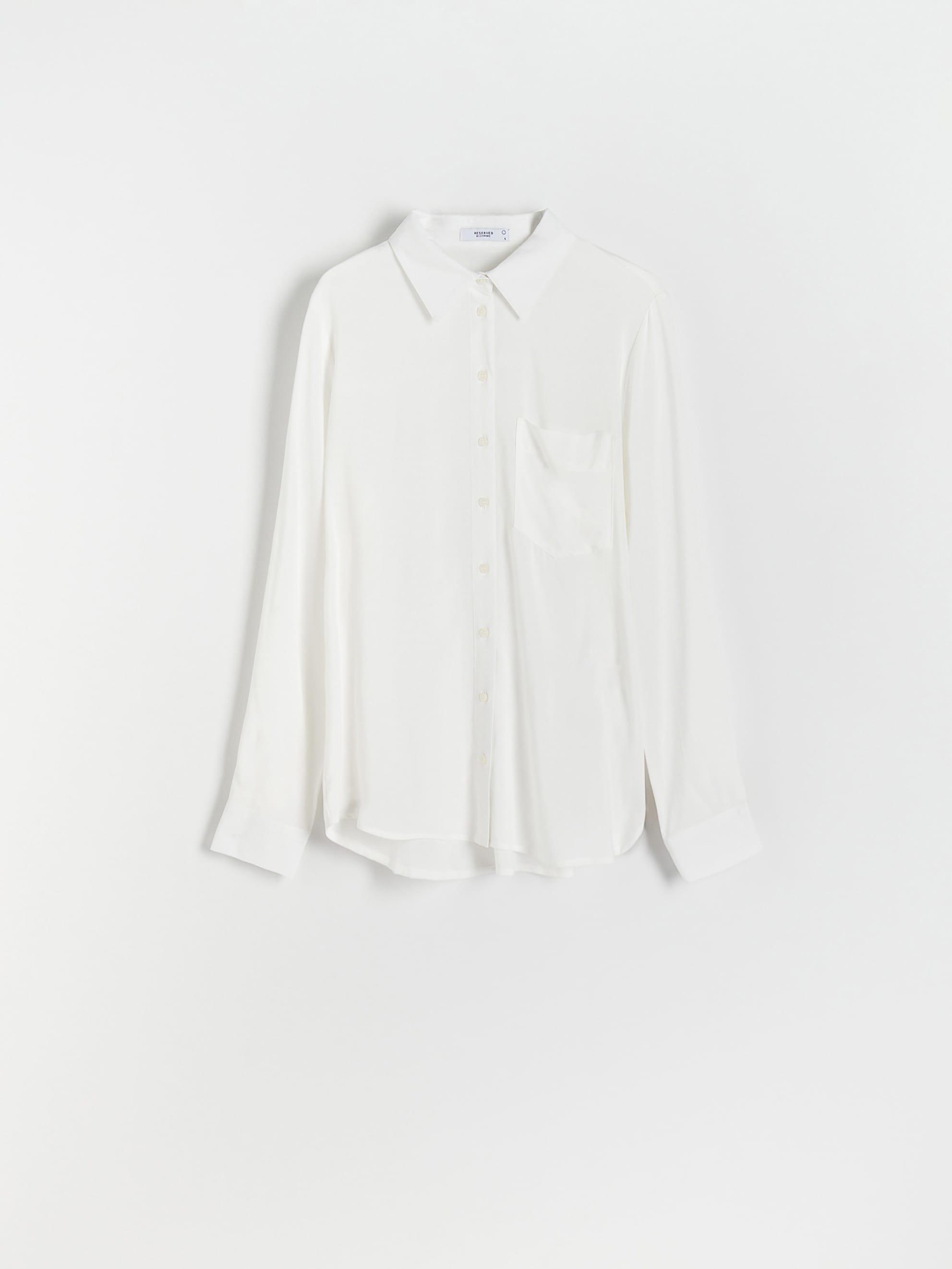 Reserved - White Viscose Shirt