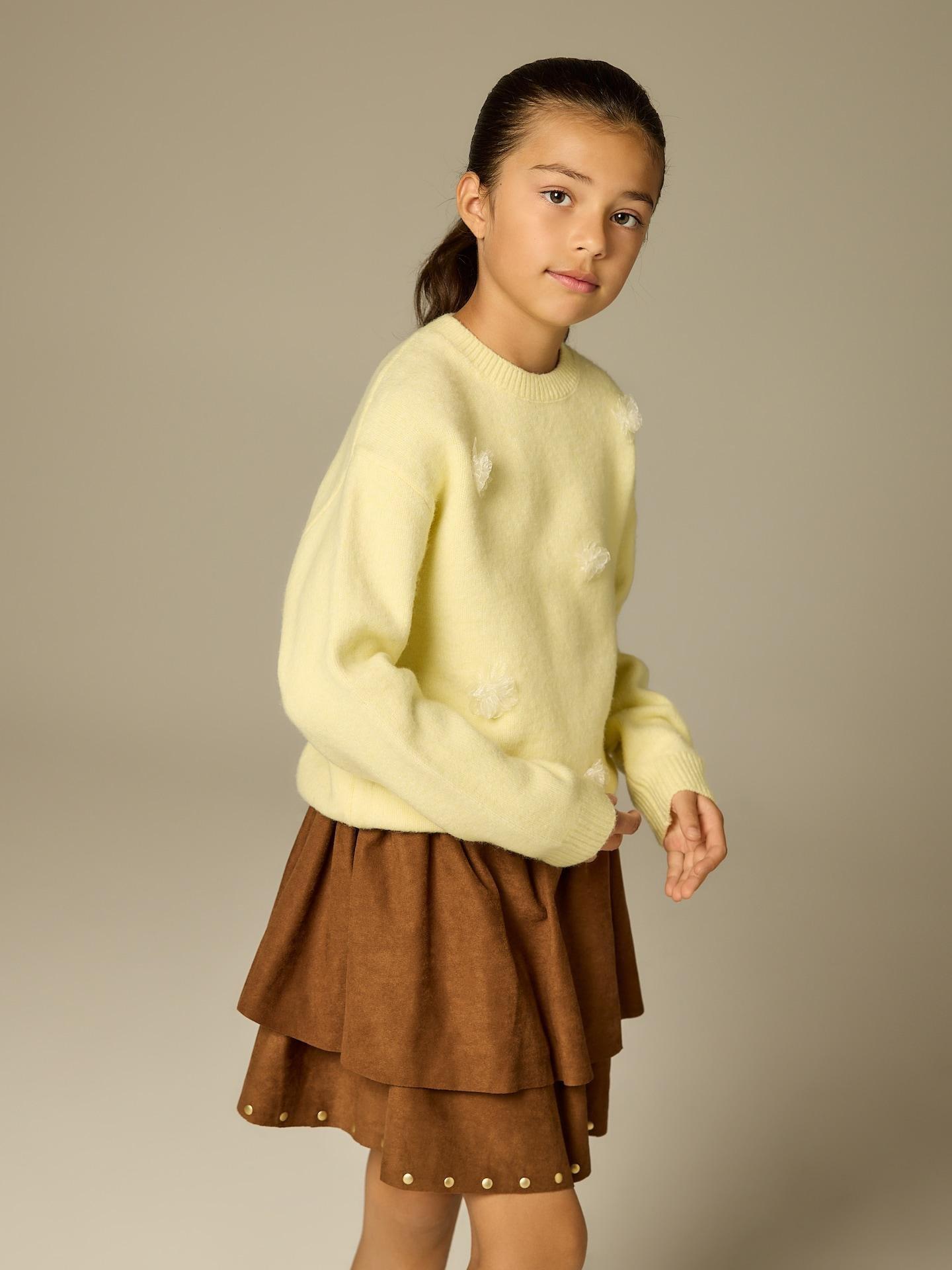 Red Wool Blend Jumper, Burgundy, large image number 3