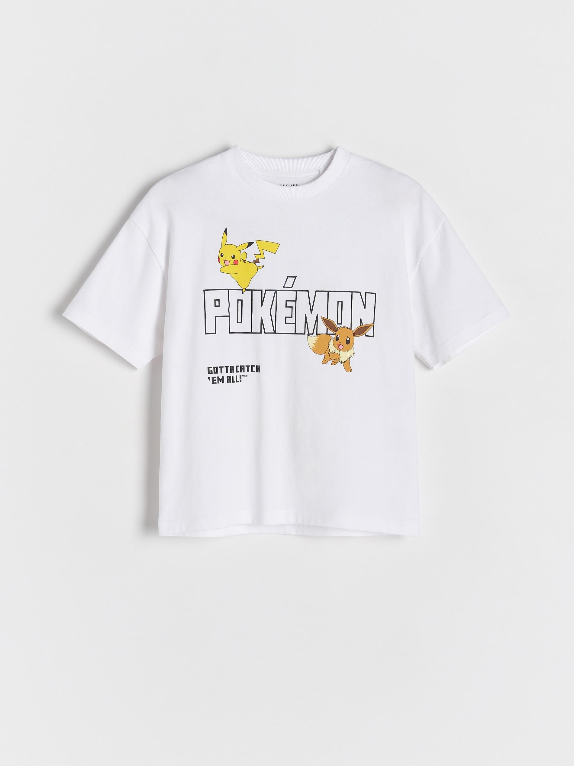 Cream Pokemon T-Shirt, Ivory, medium