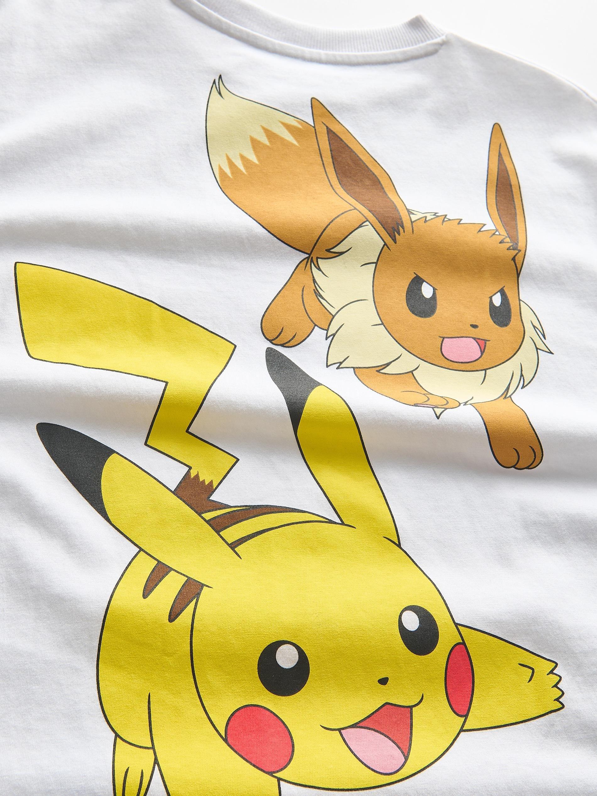 Cream Pokemon T-Shirt, Ivory, medium