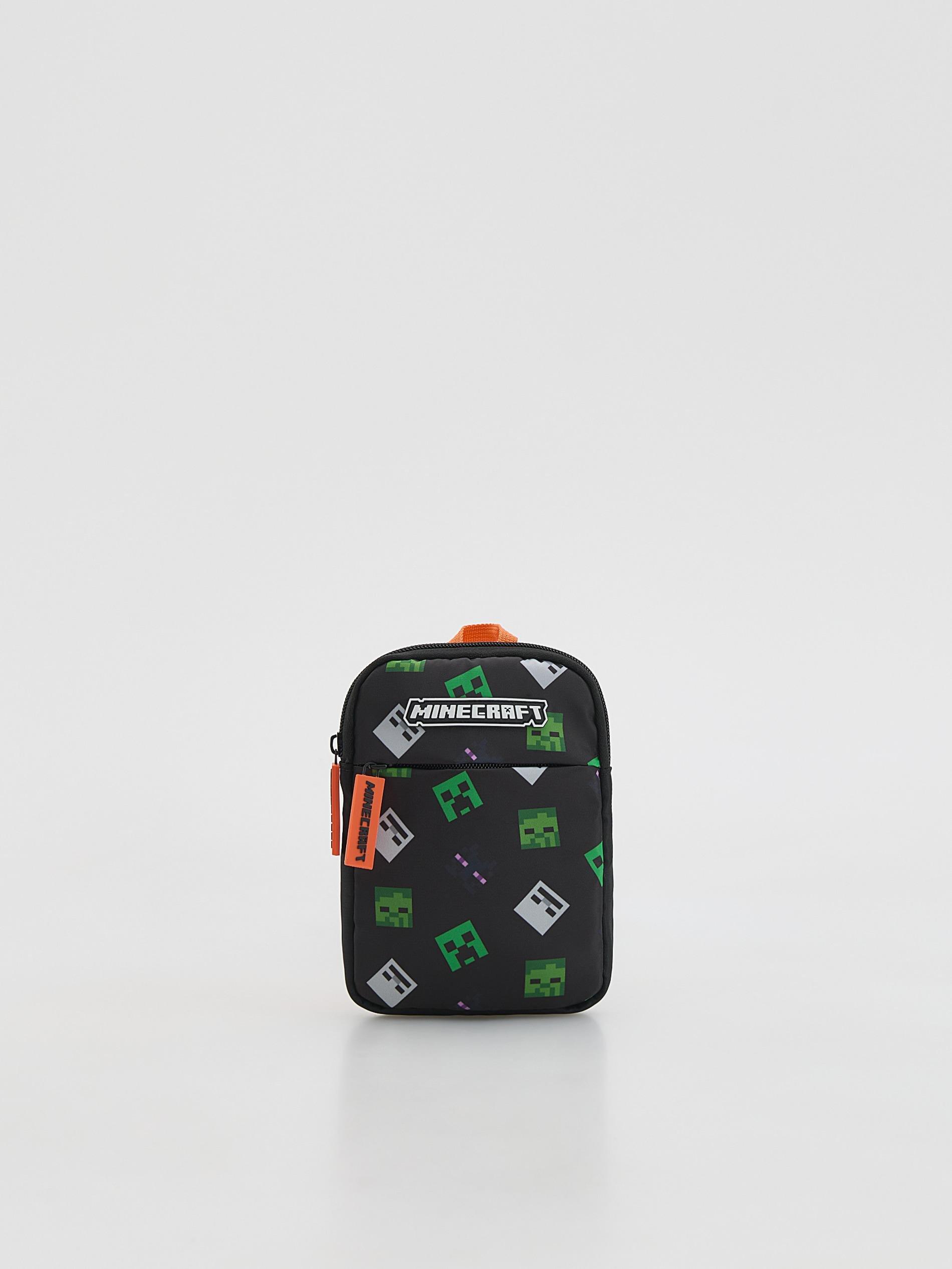 Black Minecraft Bum Bag, Black, large image number 0