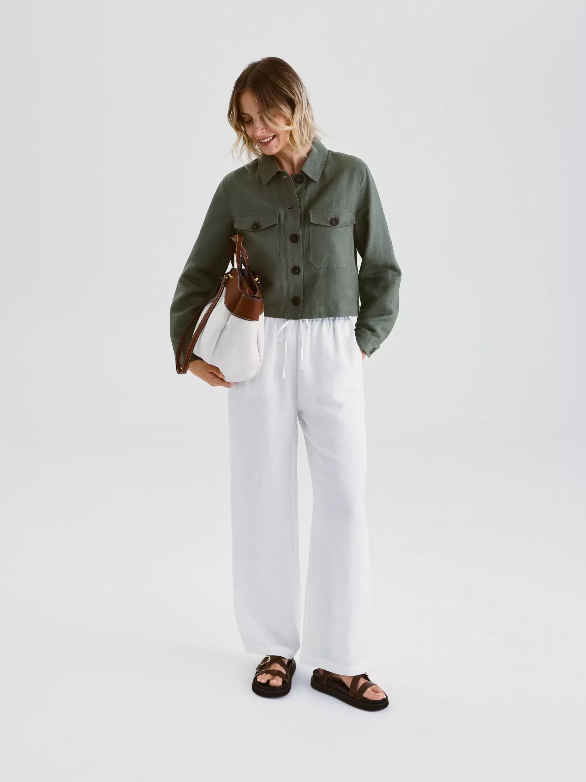 Cream Trousers, , large image number 0
