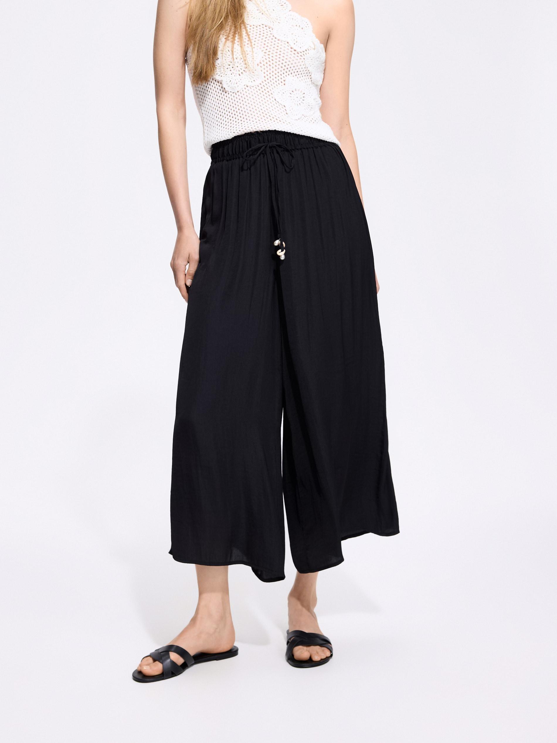 Black Trousers, Black, large image number 2