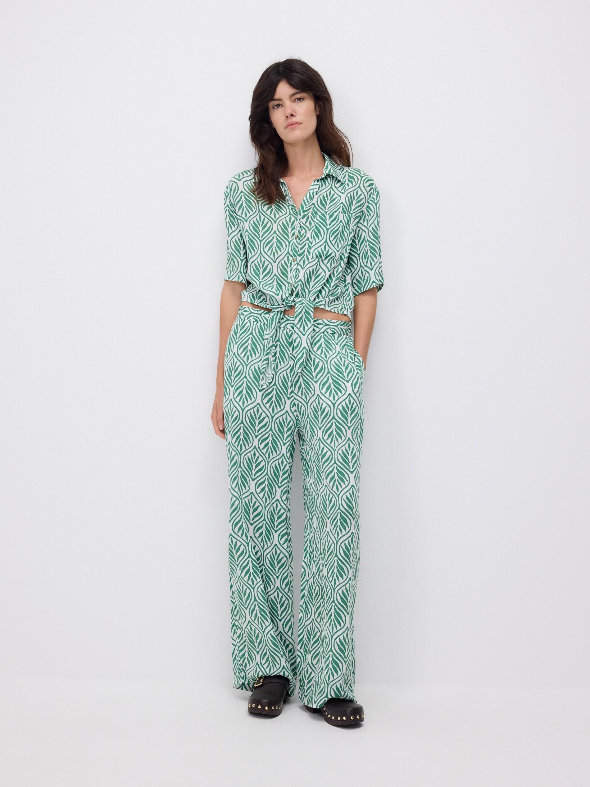 Multicolour Trousers, Multicolor, large image number 0