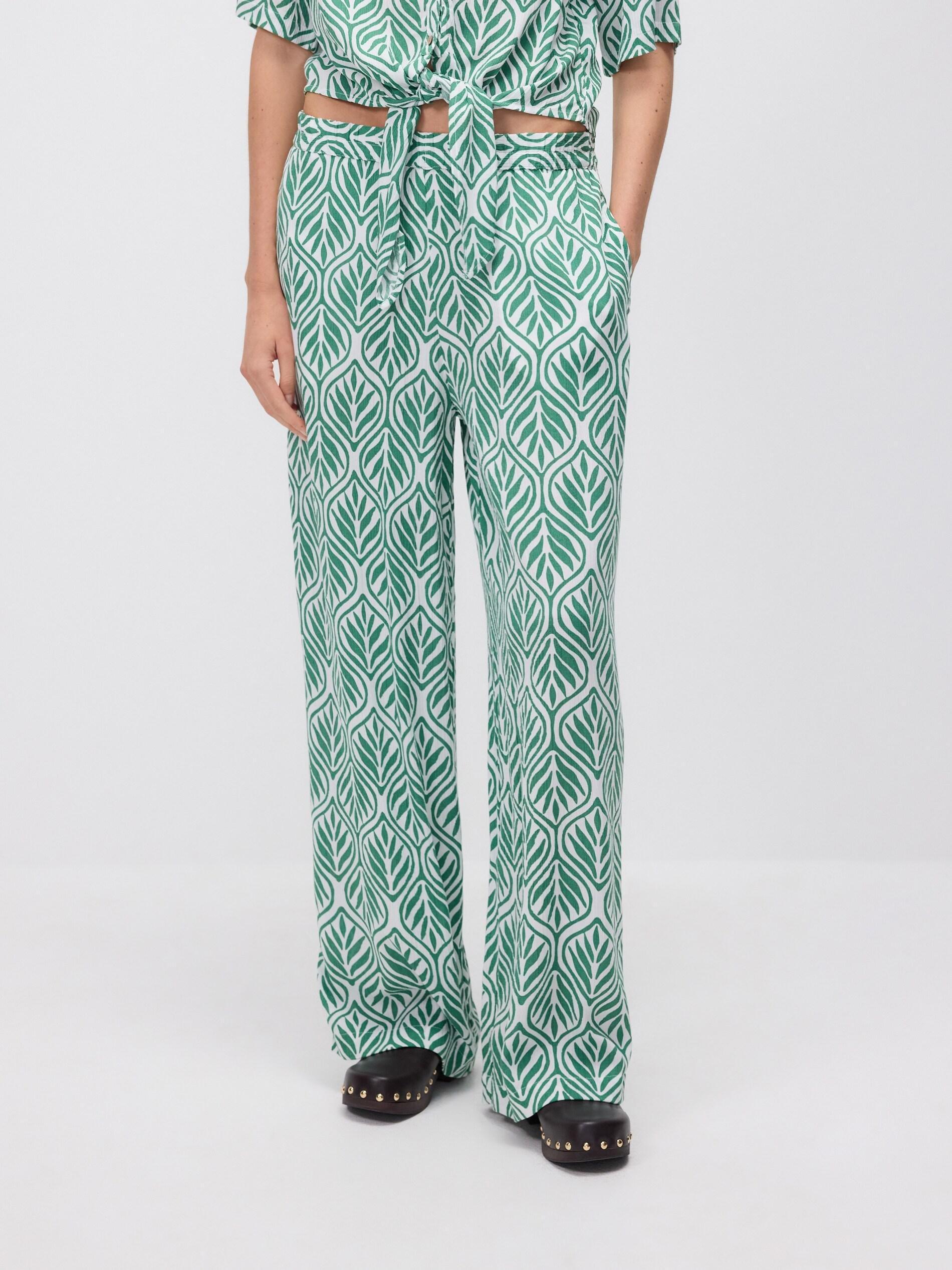 Multicolour Trousers, Multicolor, large image number 1
