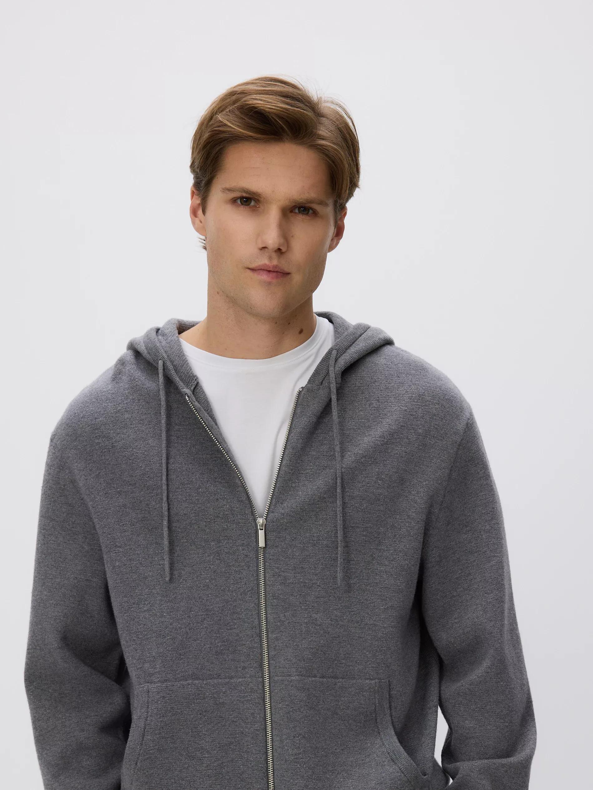 Grey Sweater, Grey, large image number 1