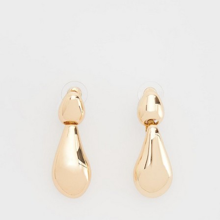 Reserved - Golden Drop Earrings