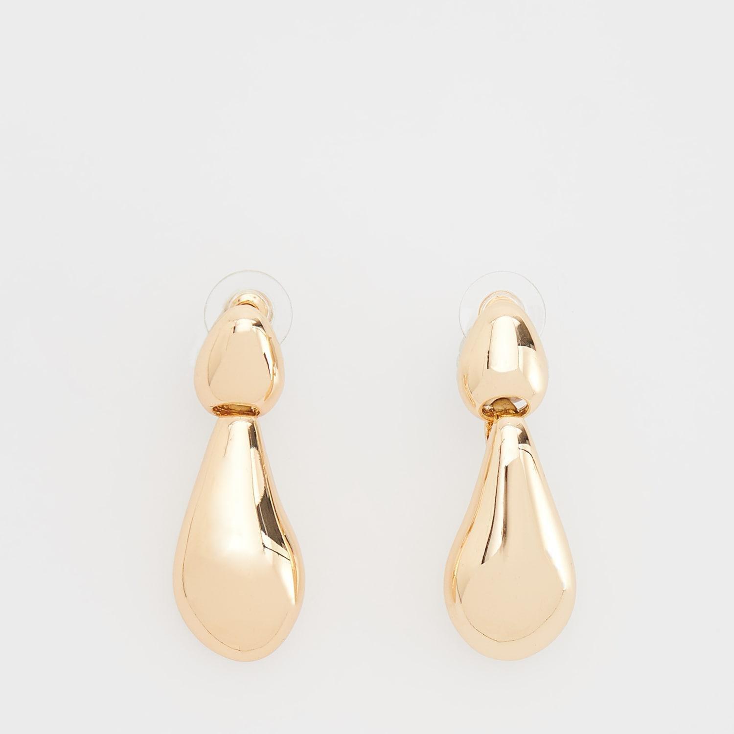 Reserved - Golden Drop Earrings
