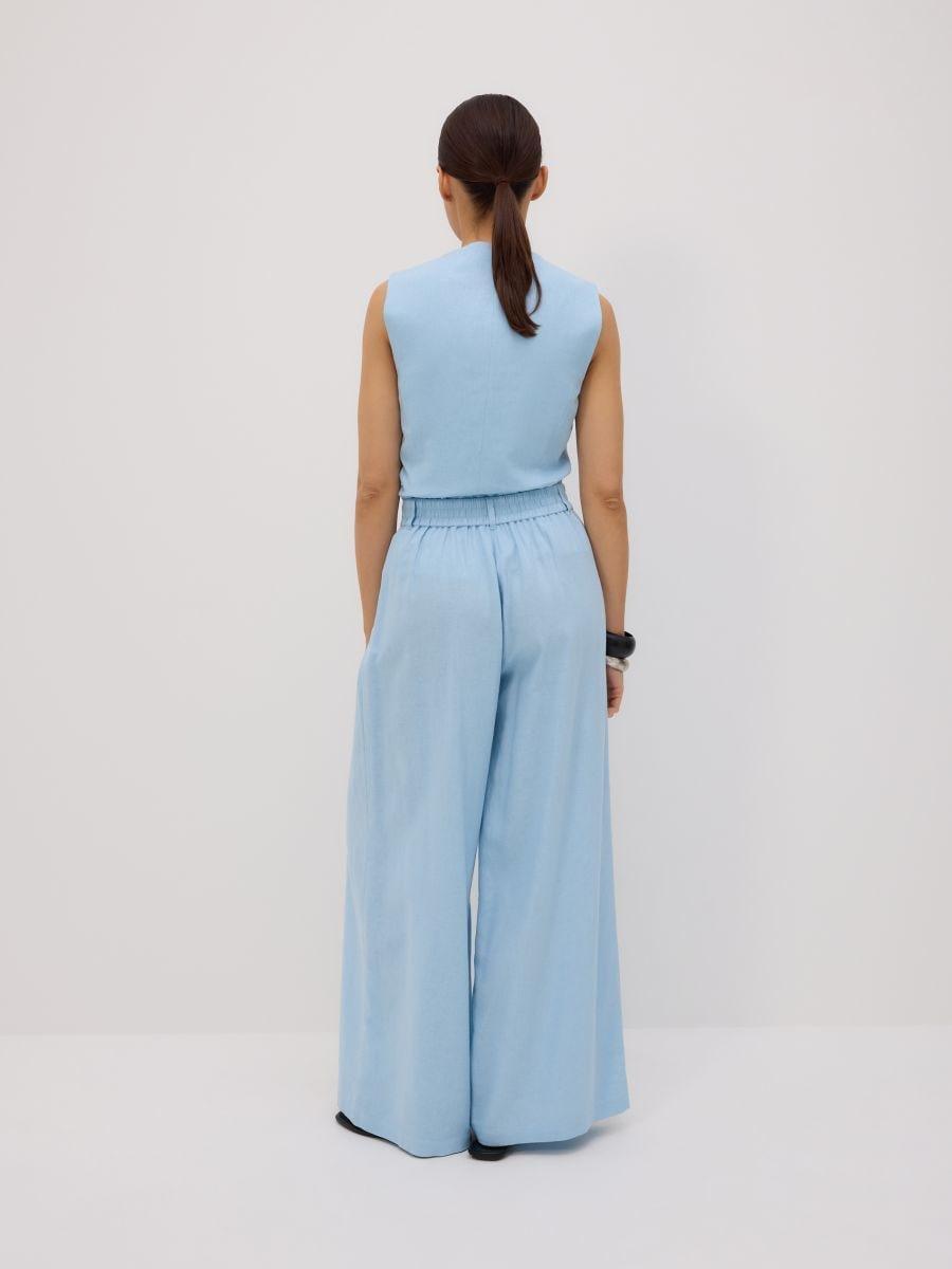 Blue Wide-Leg Pants, , large image number 2