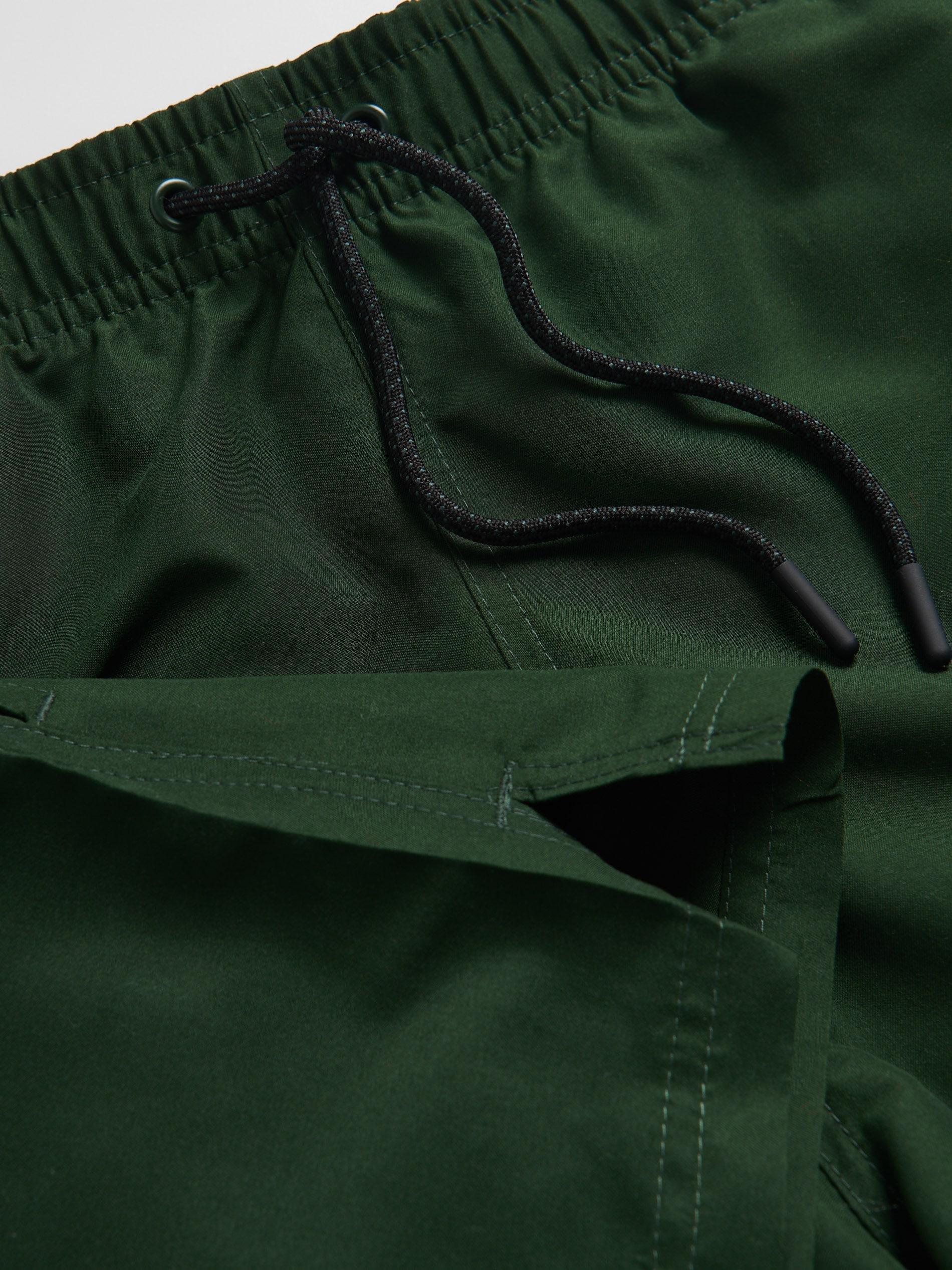 Green Plain Beach Shorts, , large image number 1