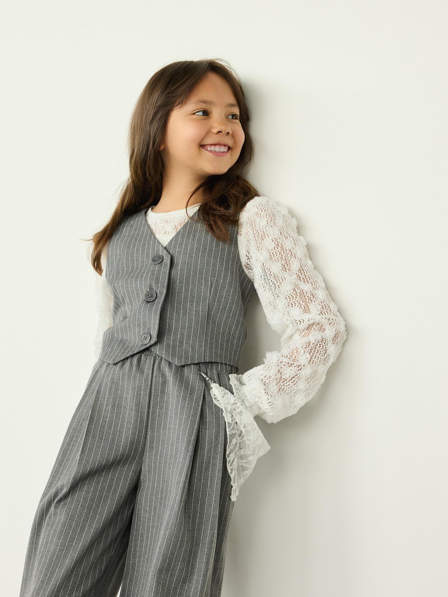 Grey Suit Vest, Light grey, large image number 2