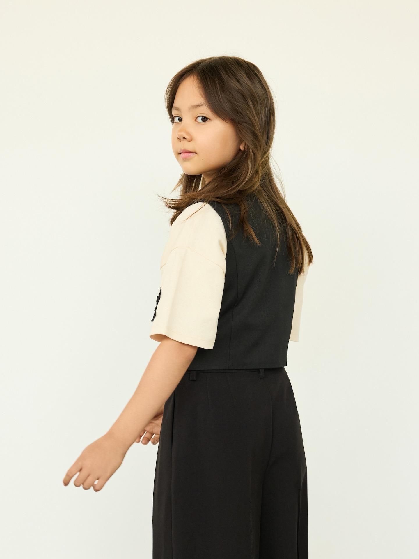 Black Suit Vest, Black, large image number 4
