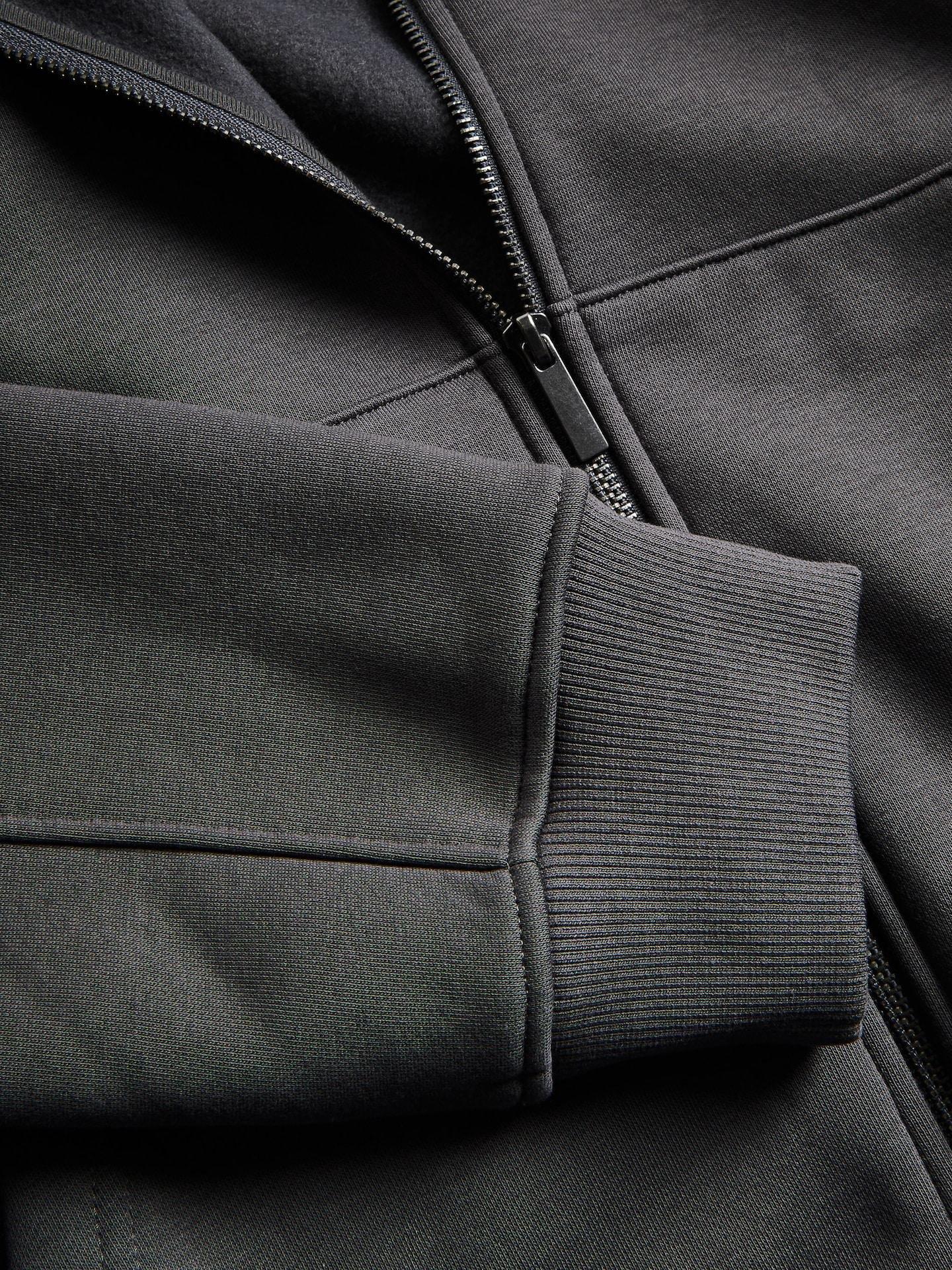 Grey Plain Cotton Rich Sweatshirt, Grey, large image number 2