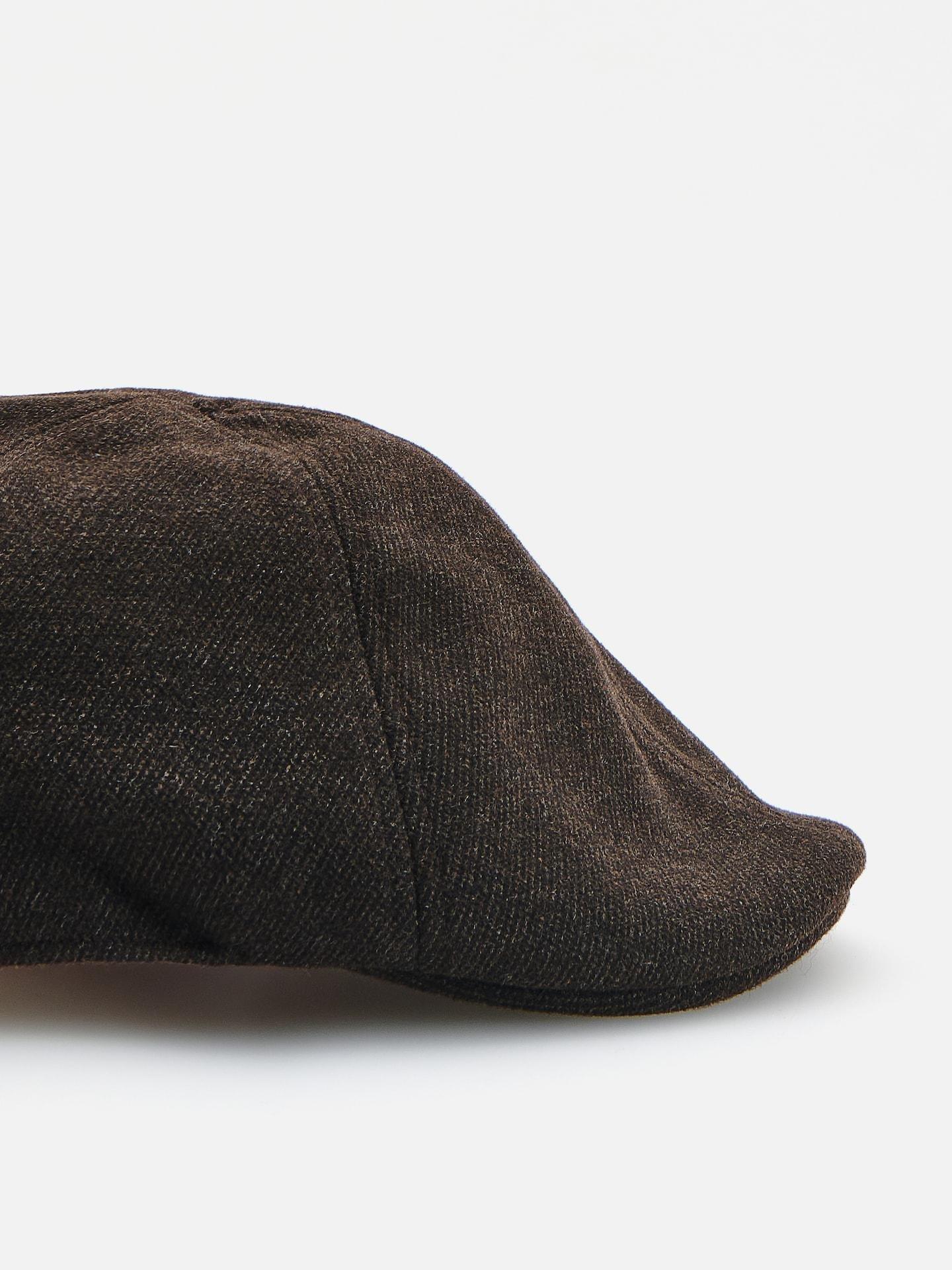 Brown Cap, Brown, medium