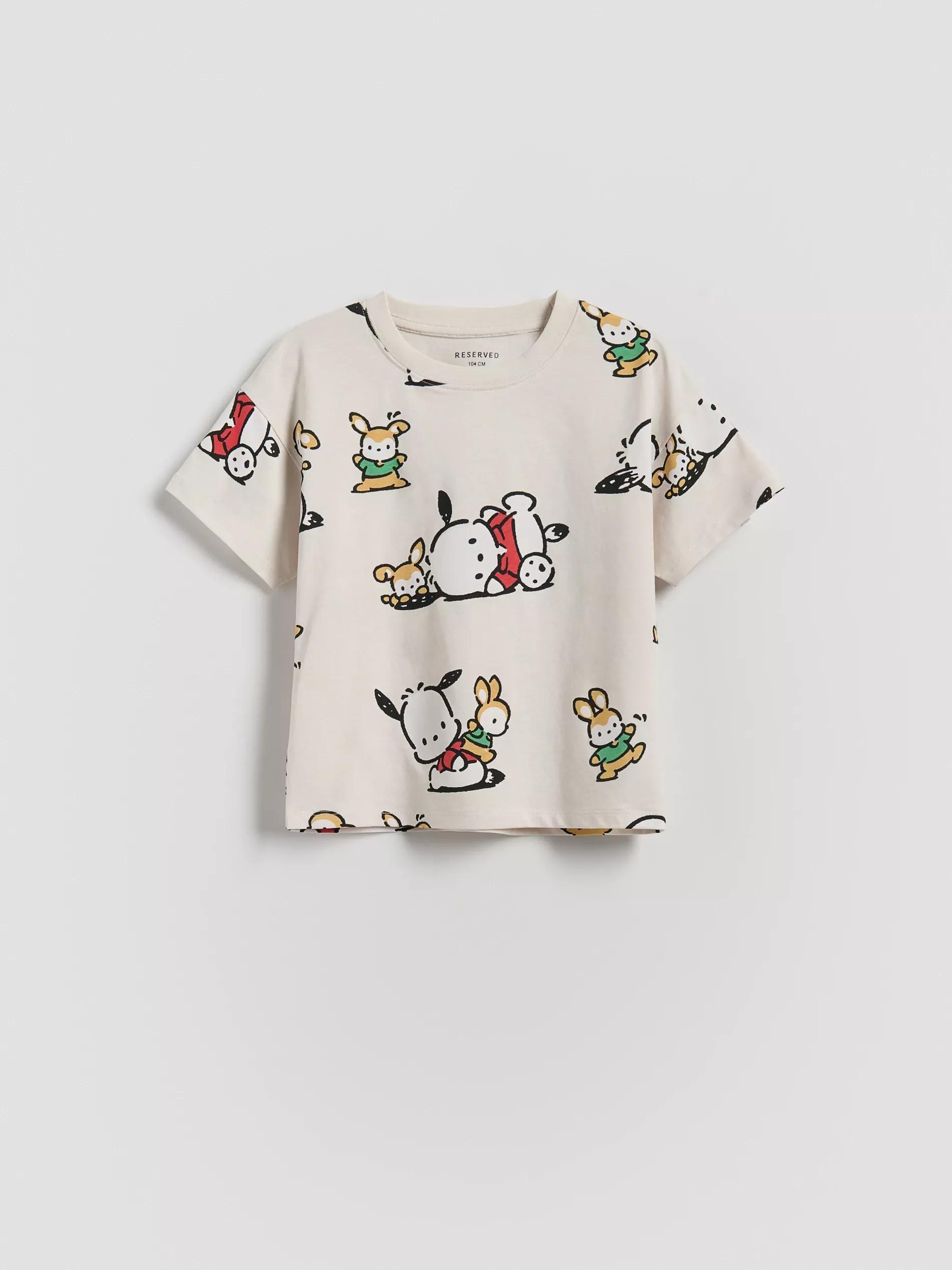 Beige Pochacco T-Shirt, , large image number 0