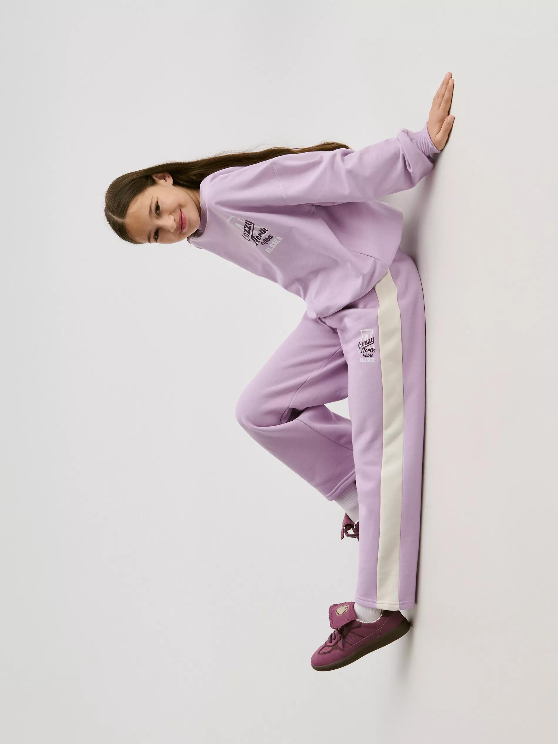 Purple Trousers, Kids Girls, Purple, large image number 2