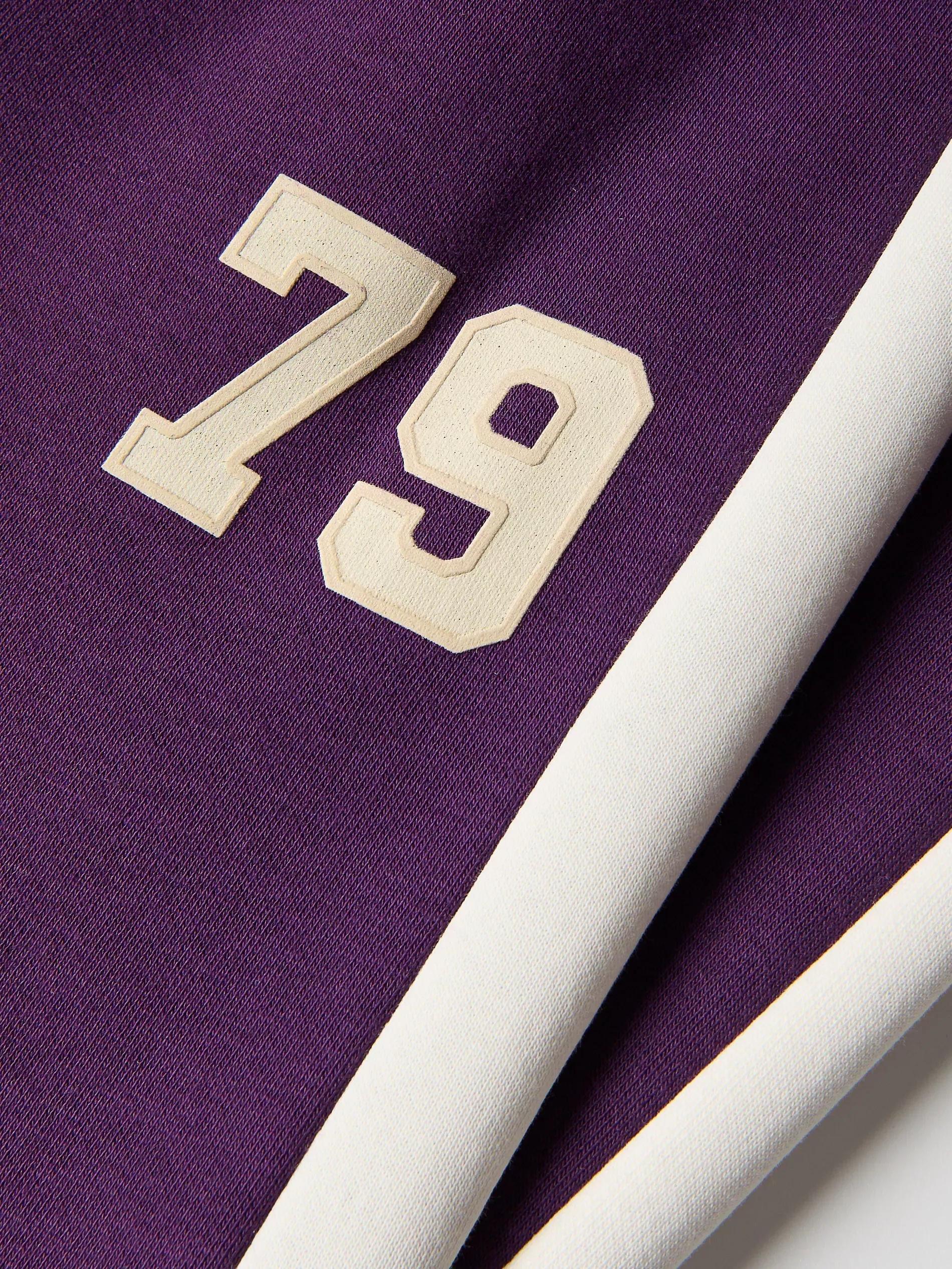 Purple Sweatpants With Side Stripes, Purple, large image number 3