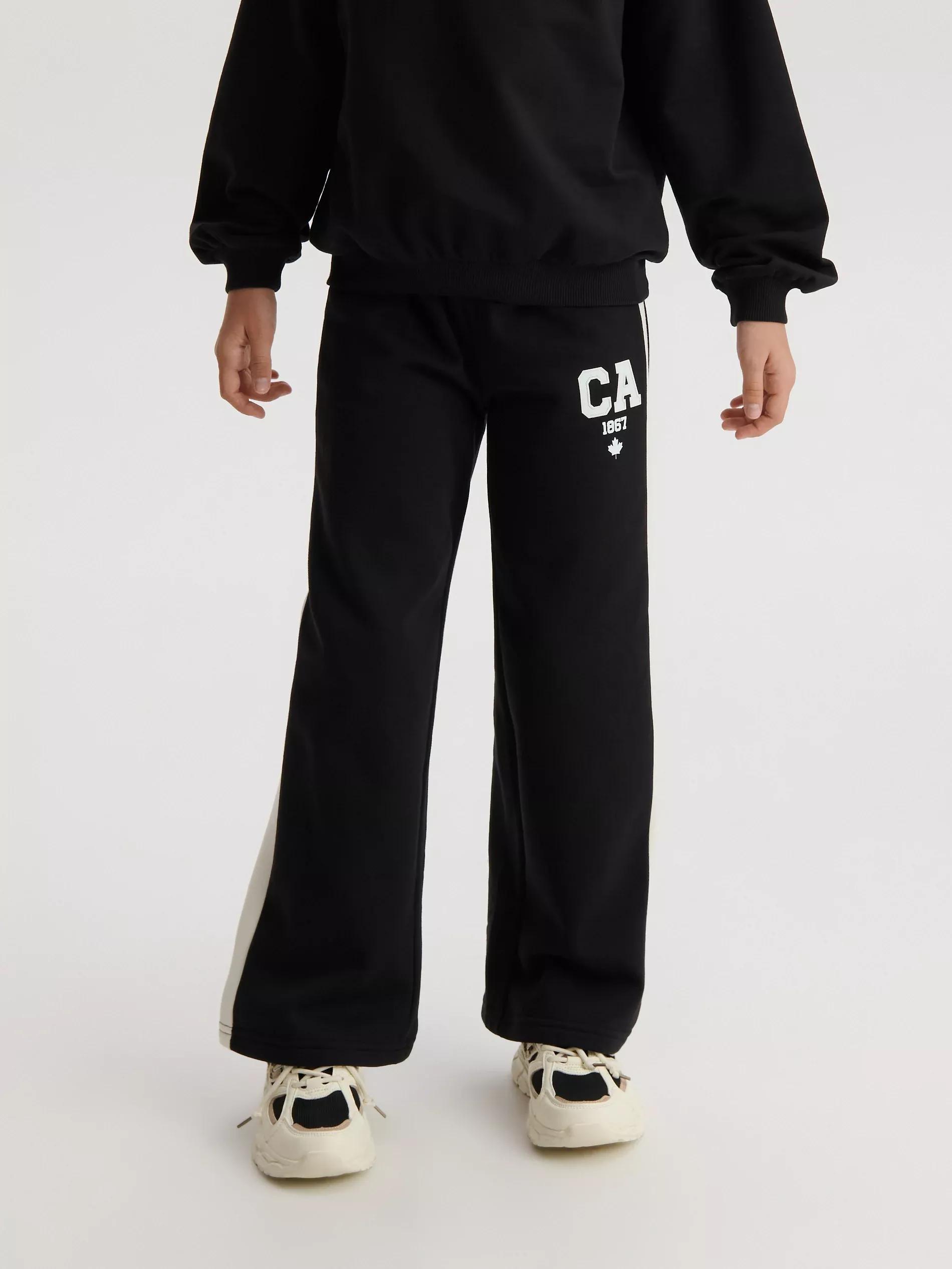 Black Trousers, Kids Girls, Black, large image number 5