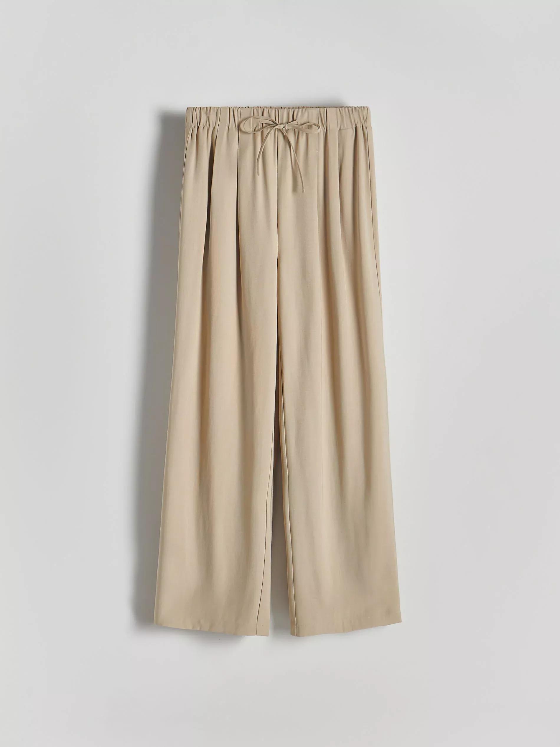Beige Long Legs trousers, , large image number 0